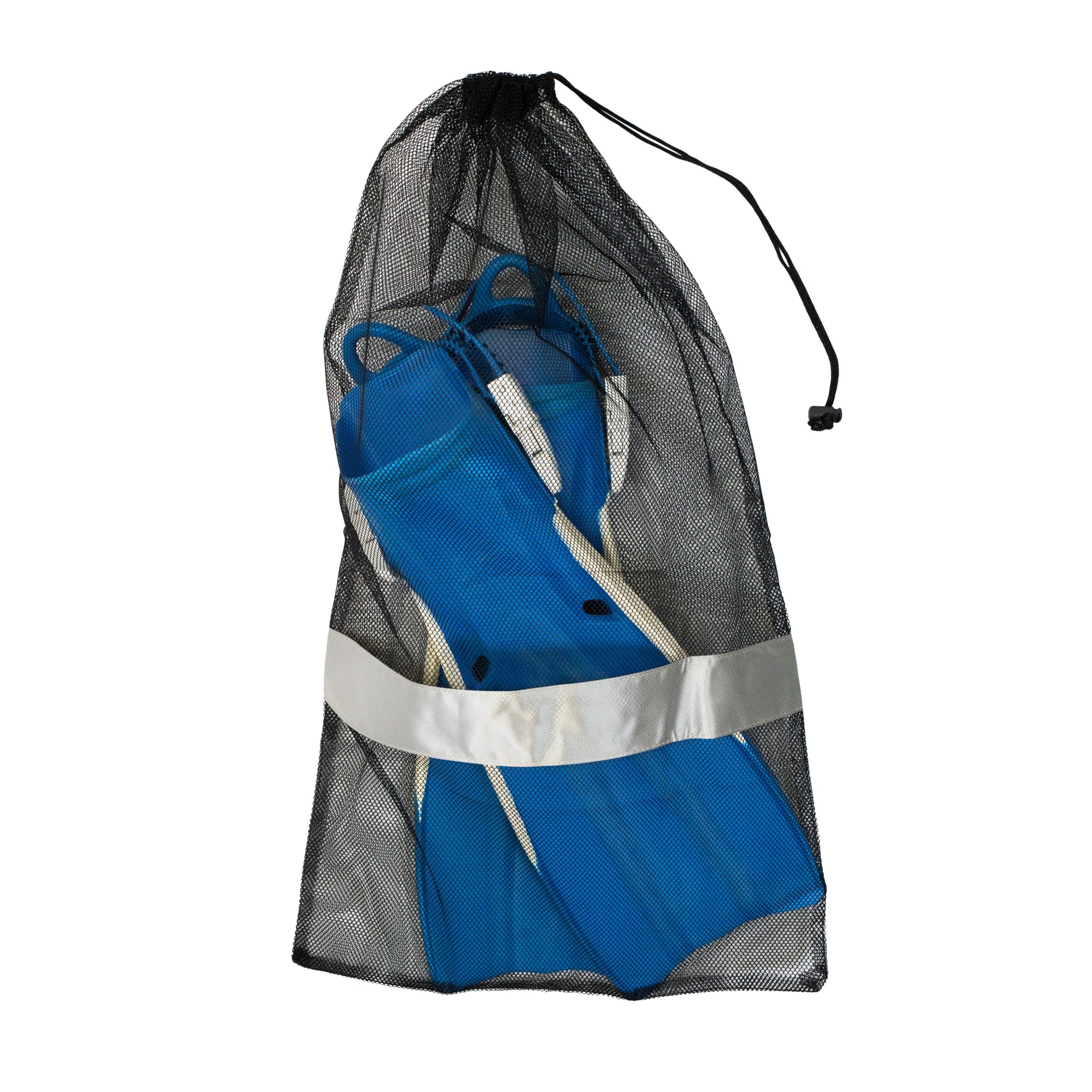 Scuba Choice Dive Drawstring Gray Mesh Bag  for Wetsuit or Gear 31" x 18"