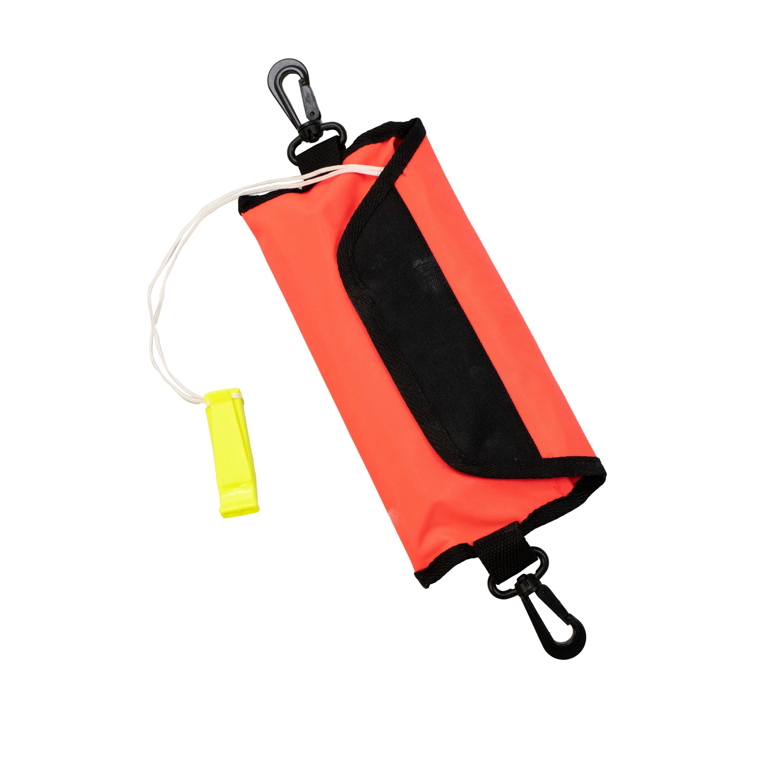 Scuba Diving 4ft Surface Marker Signal Tube with Pouch, Whistle & 36' String