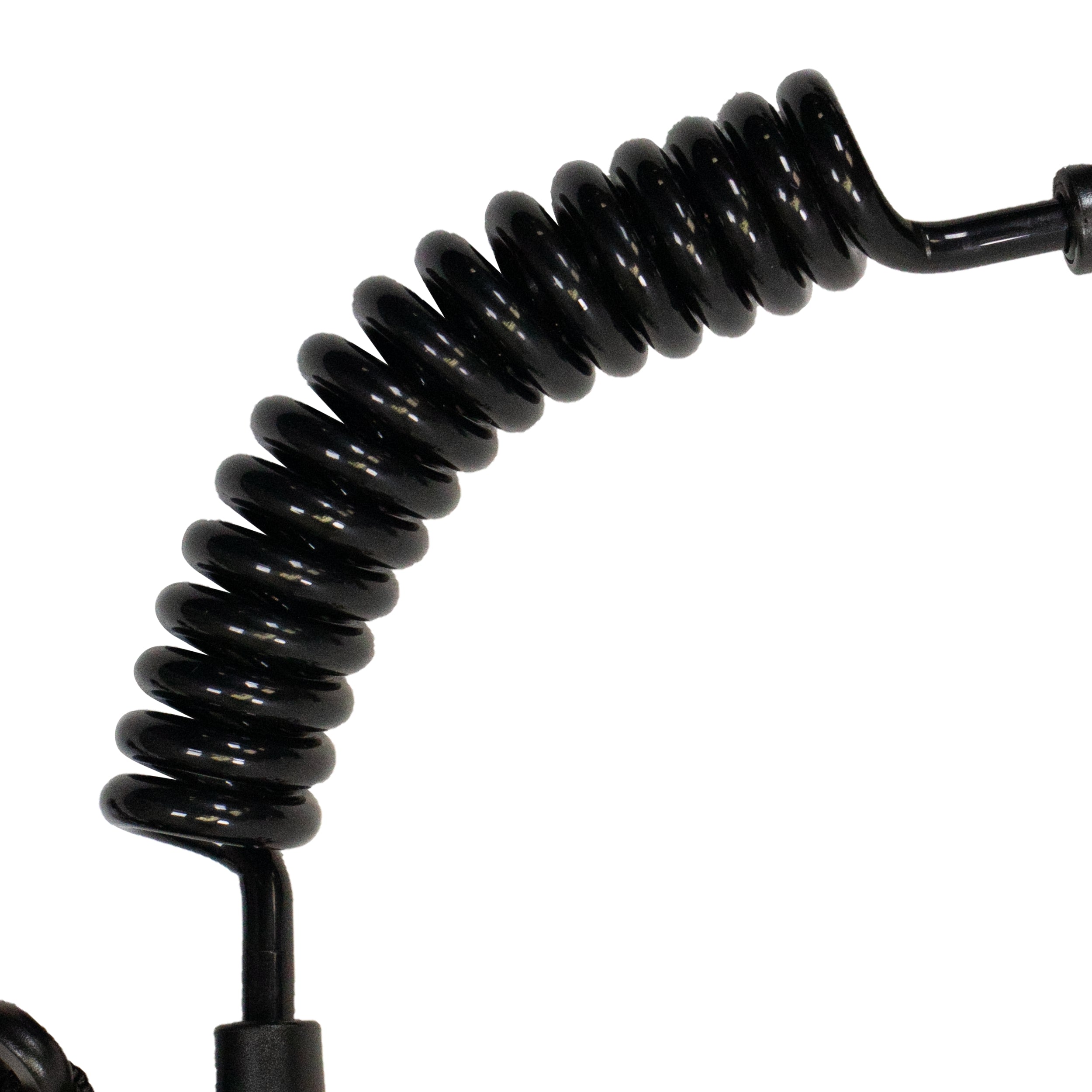 Scuba Diving Shark Coil Lanyard with Snaps and Quick Release Buckles