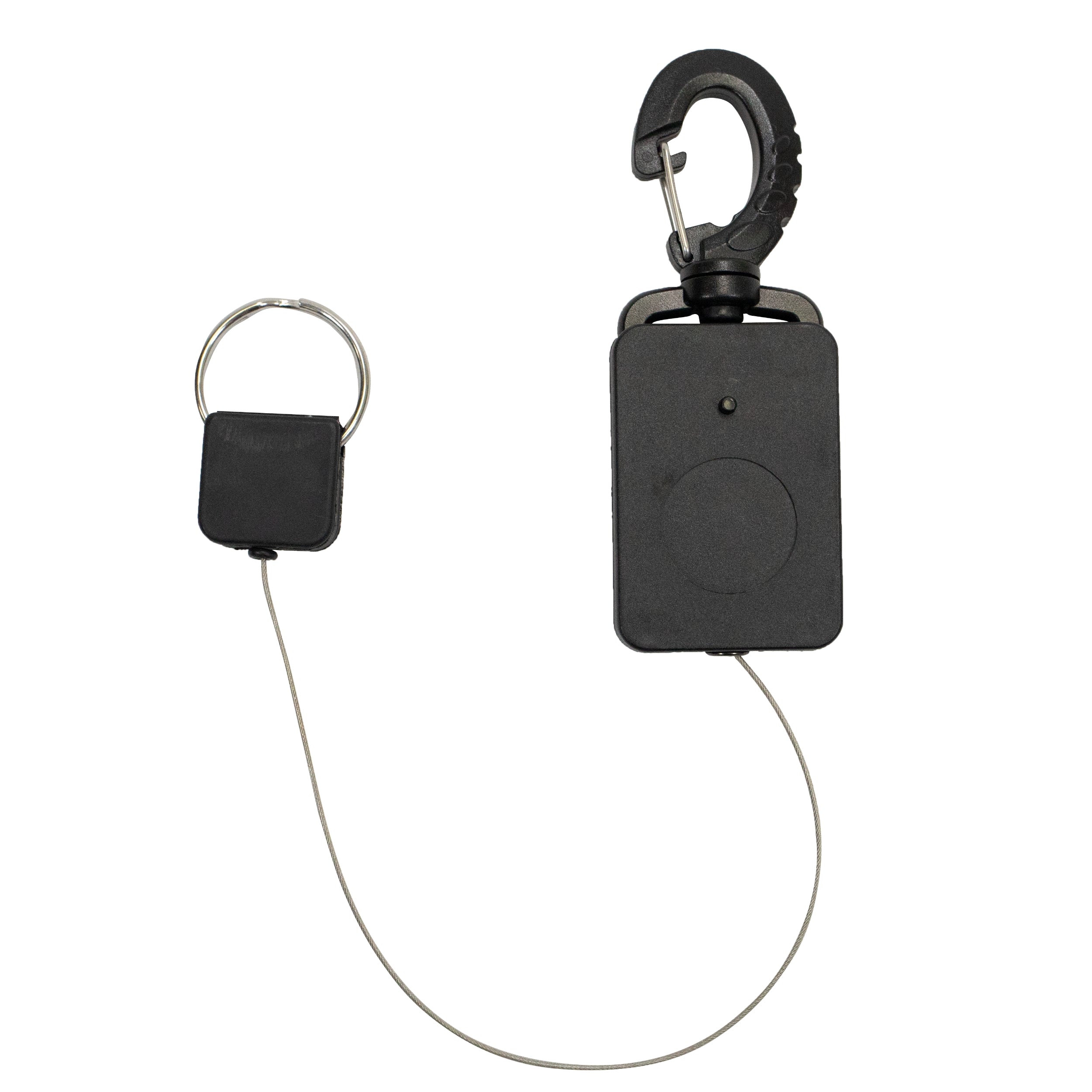 Scuba Diving Rebounding Style Compact Locking Retractor, Extends up to 18"