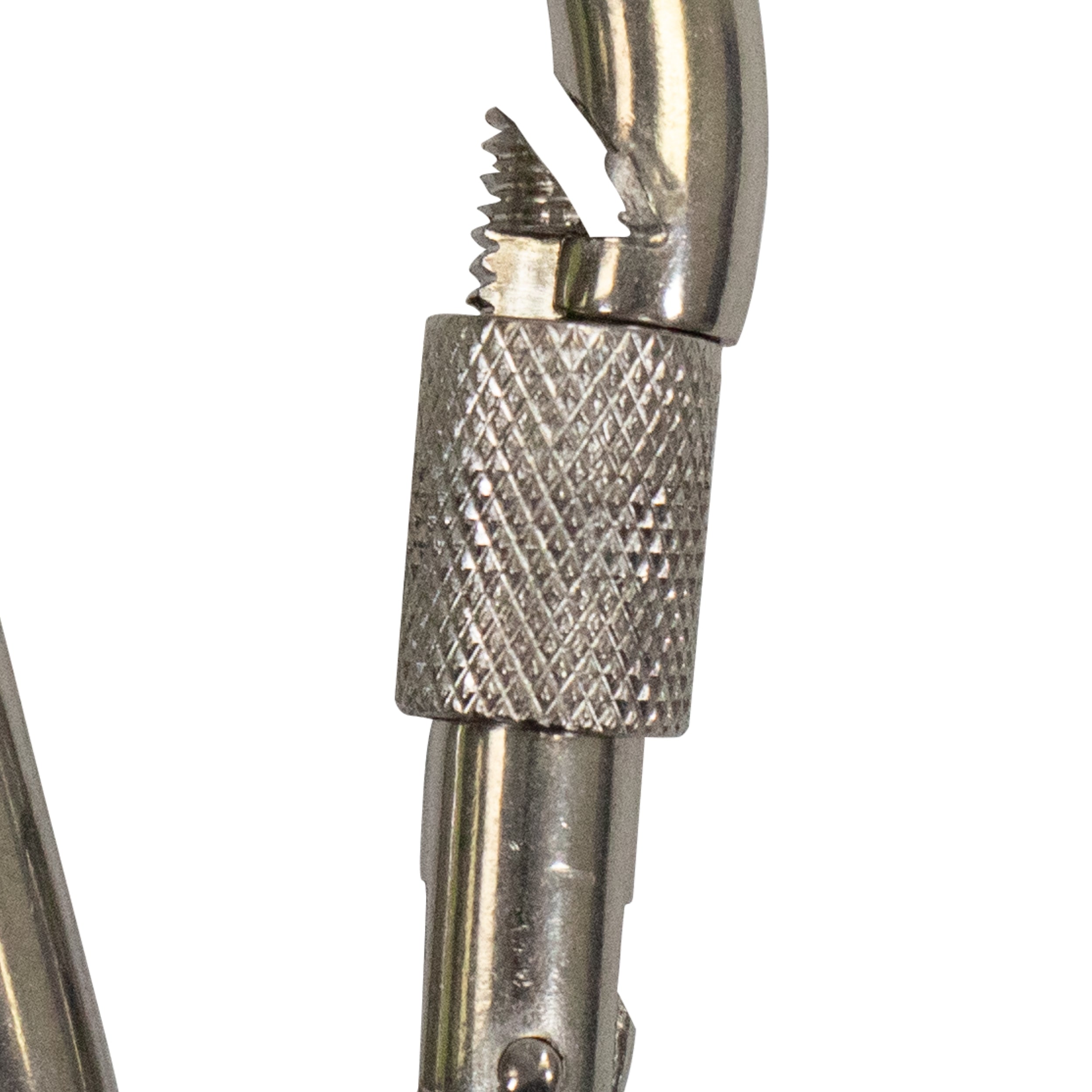 Boat Marine Clip 9cm Stainless Steel Snap Hook Carabiner W/ Screw 10mm Opening