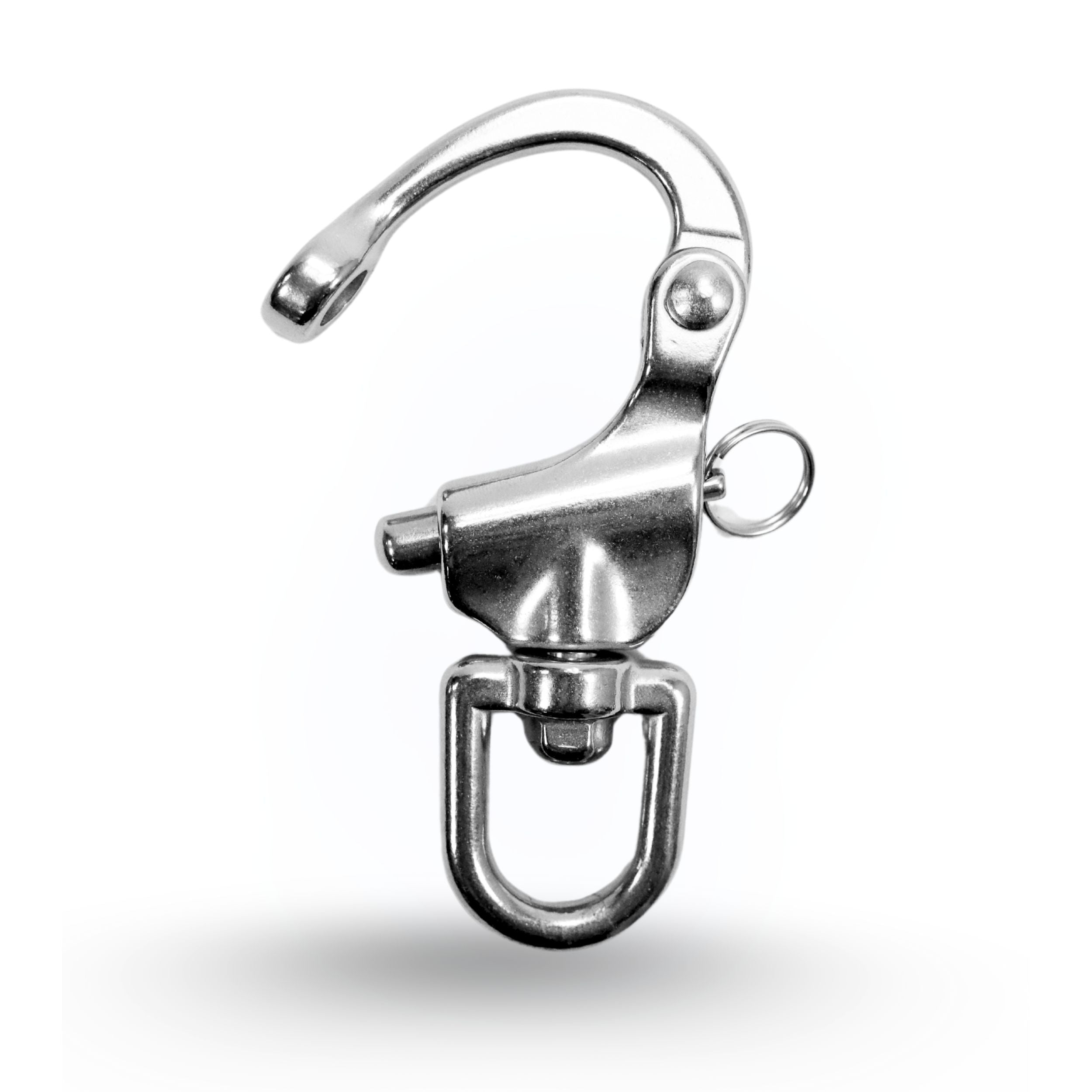 Scuba Choice Marine Grade Stainless Steel Jaw Swivel Snap Shackle w/Pin