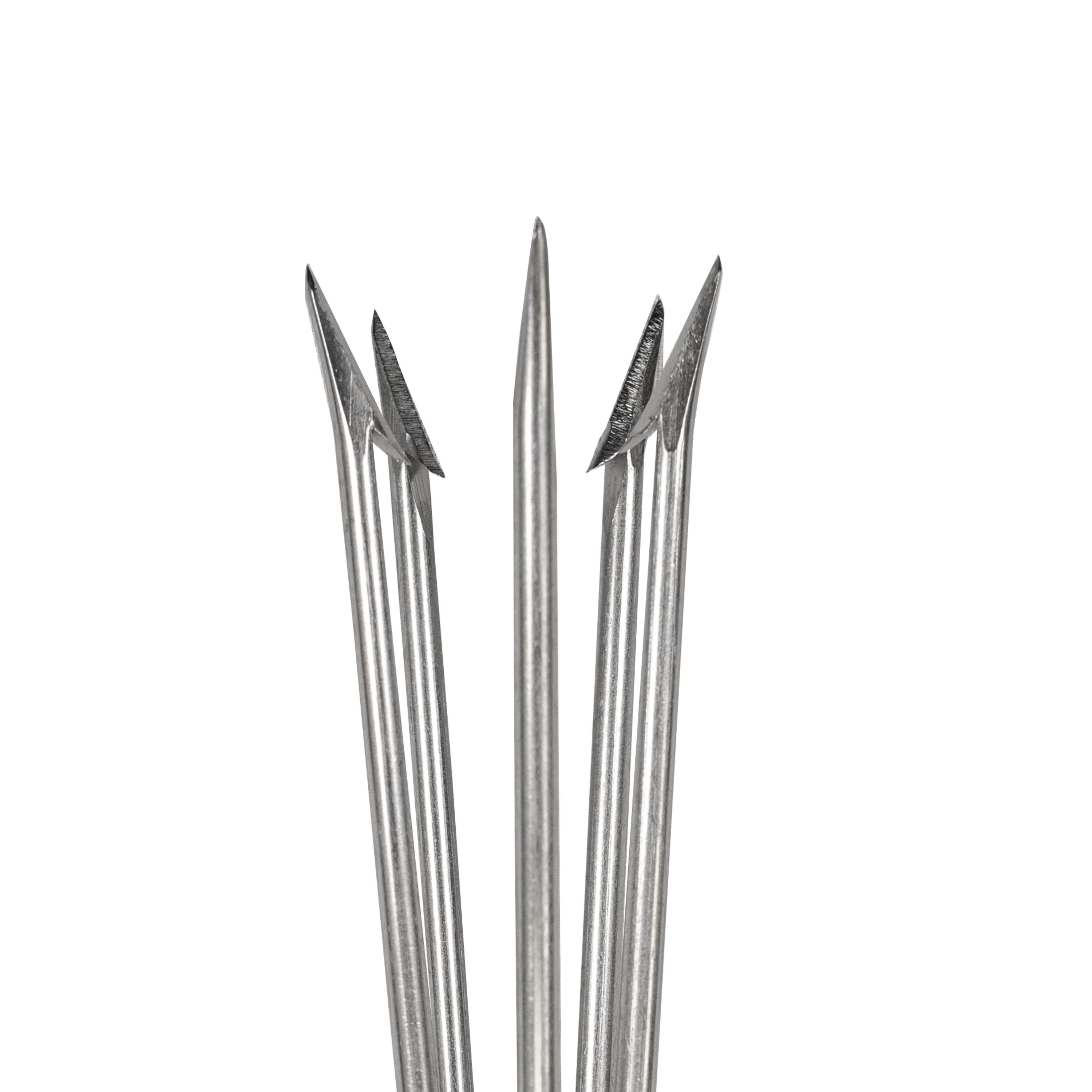 Palantic Lionfish 6" Pole Spear Tip 5 Prong Paralyzer w/ Barbs, 8mm
