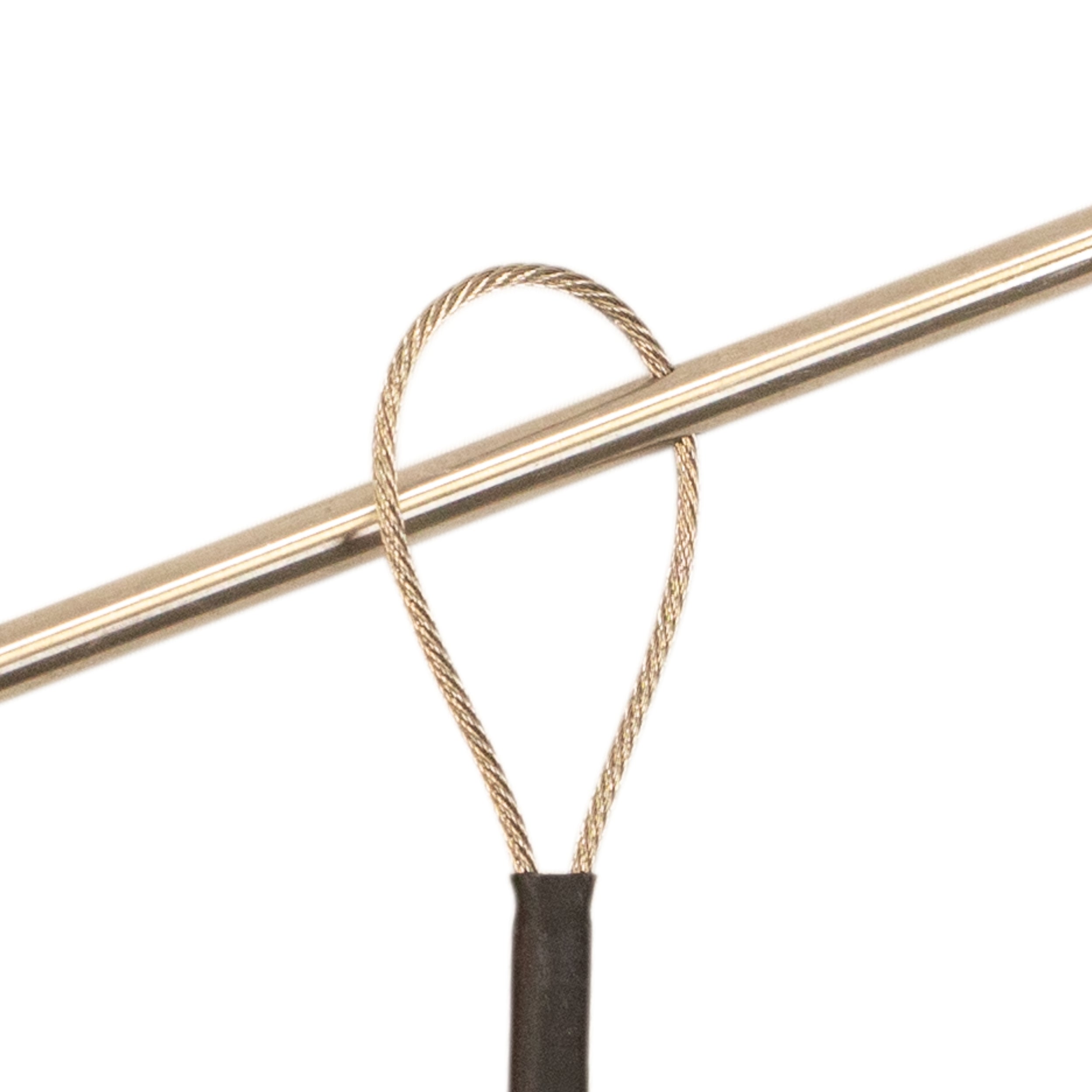 Spearfishing Compact Stainless Steel Fish Stringer Cable & 4.75" Rod