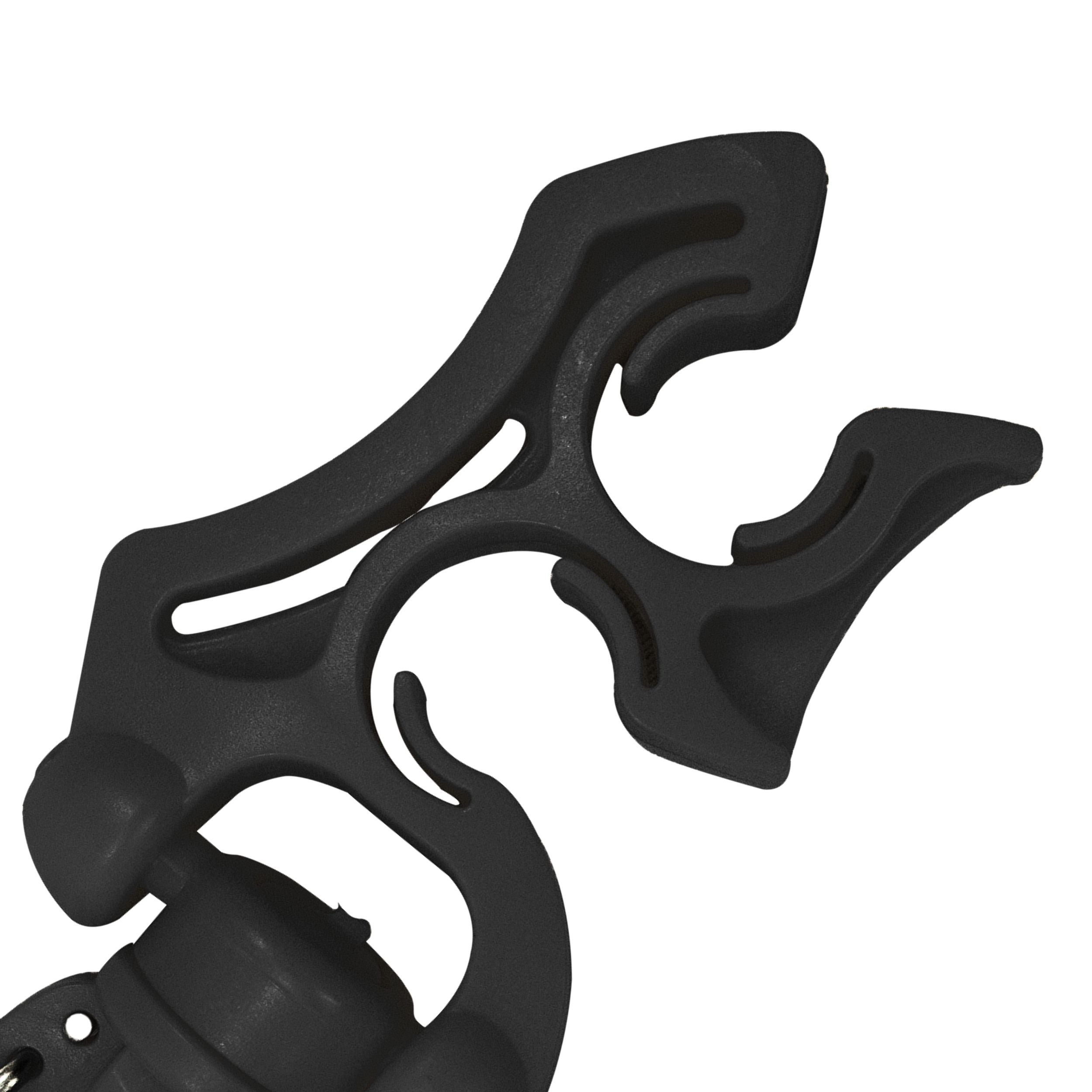 Scuba Choice Double Hose Holder Clip 3 Pack Bundle