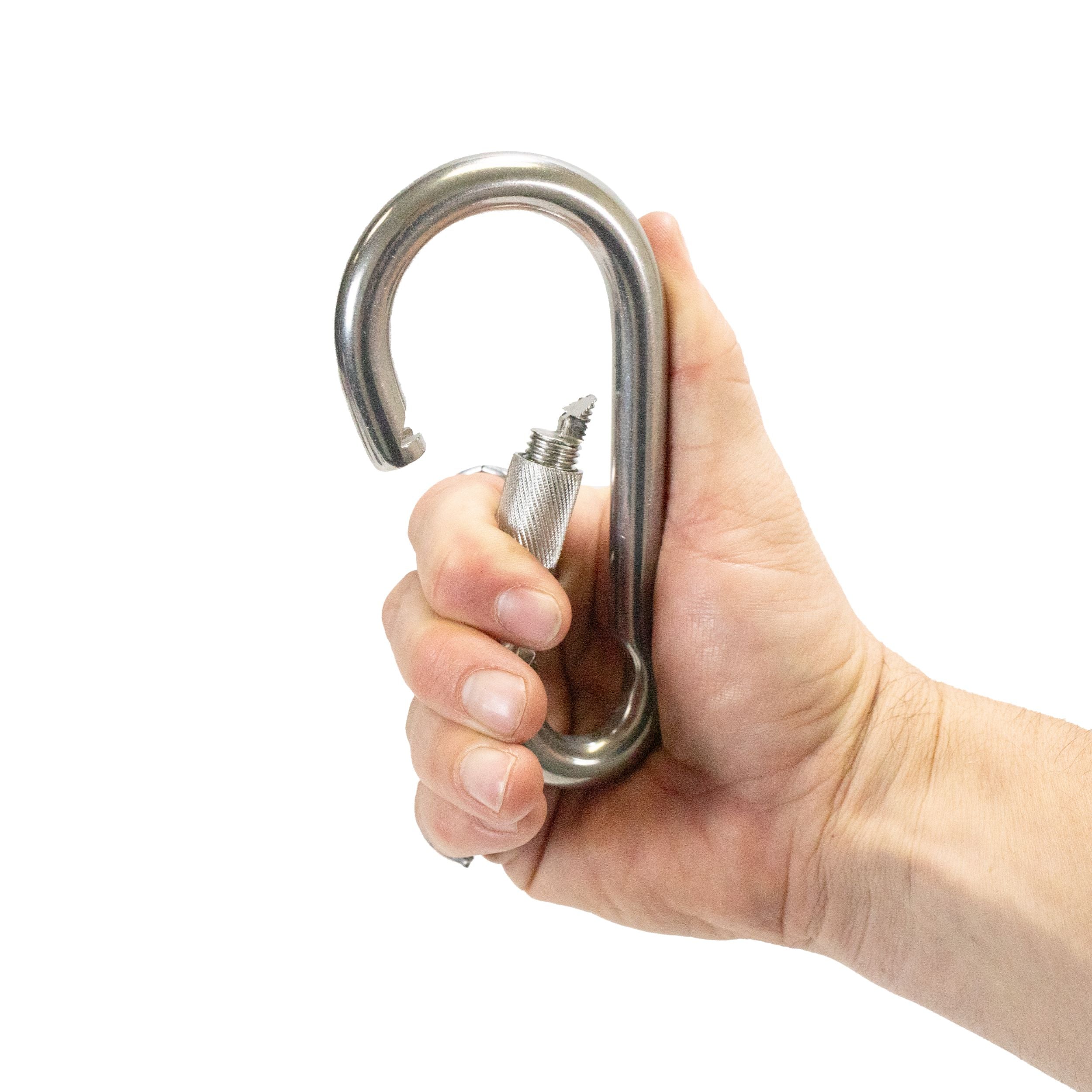 Scuba Choice Boat Marine Clip 16cm SS Snap Hook Carabiner W/ Screw 25mm Opening