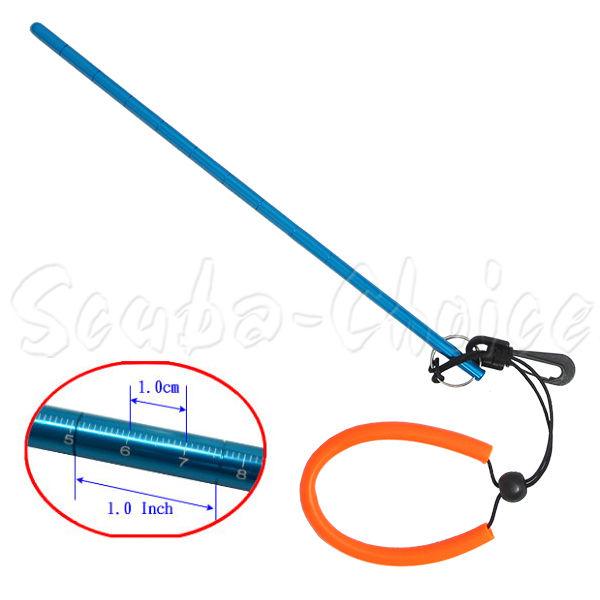 Scuba Diving 13" Aluminum Lobster Tickle Pointer Stick w/ Measurement ...