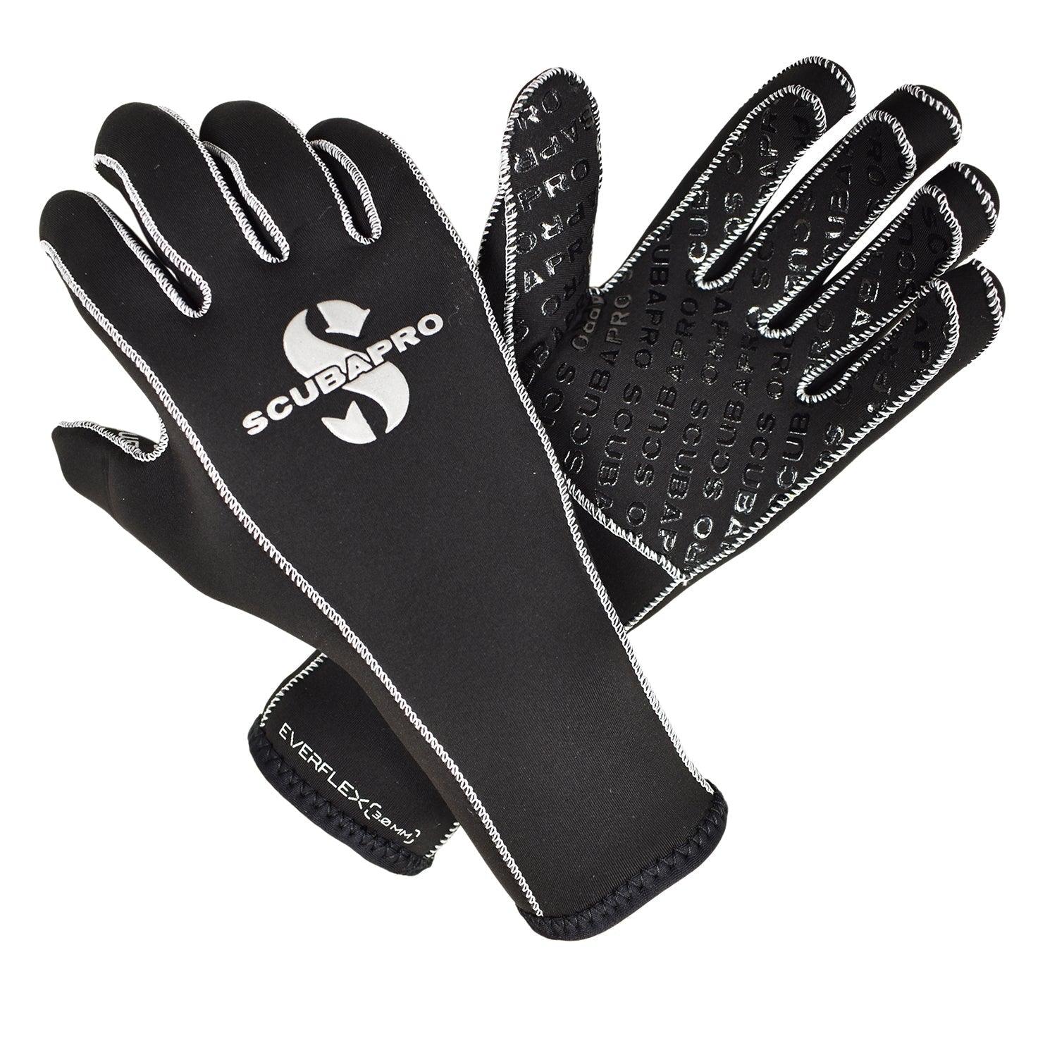 Scubapro Everflex 3 mm Gloves Gloves - Black - Scuba Choice