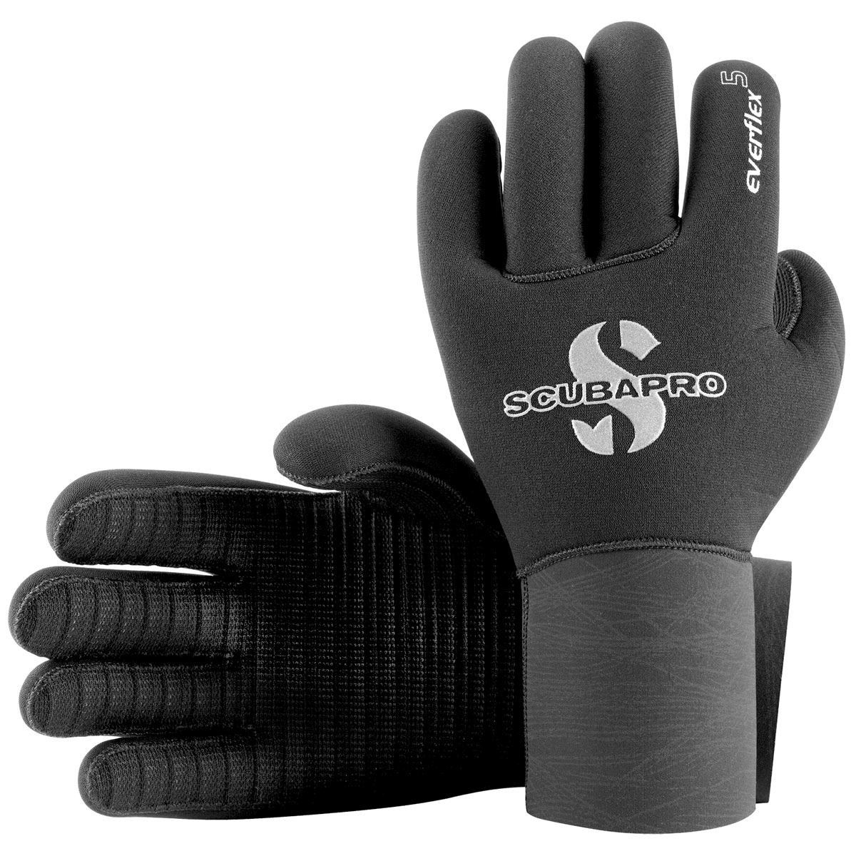 Scubapro Everflex 5 mm Gloves - Black - Scuba Choice