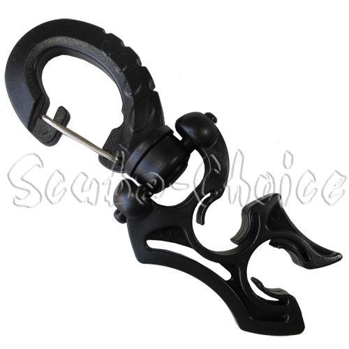 Scuba Diving Double Hose Holder with Clip - Scuba Choice