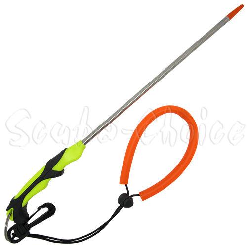 Scuba Choice 13-3/4" Stainless Steel Lobster Tickle Stick with Clip and Lanyard - Scuba Choice