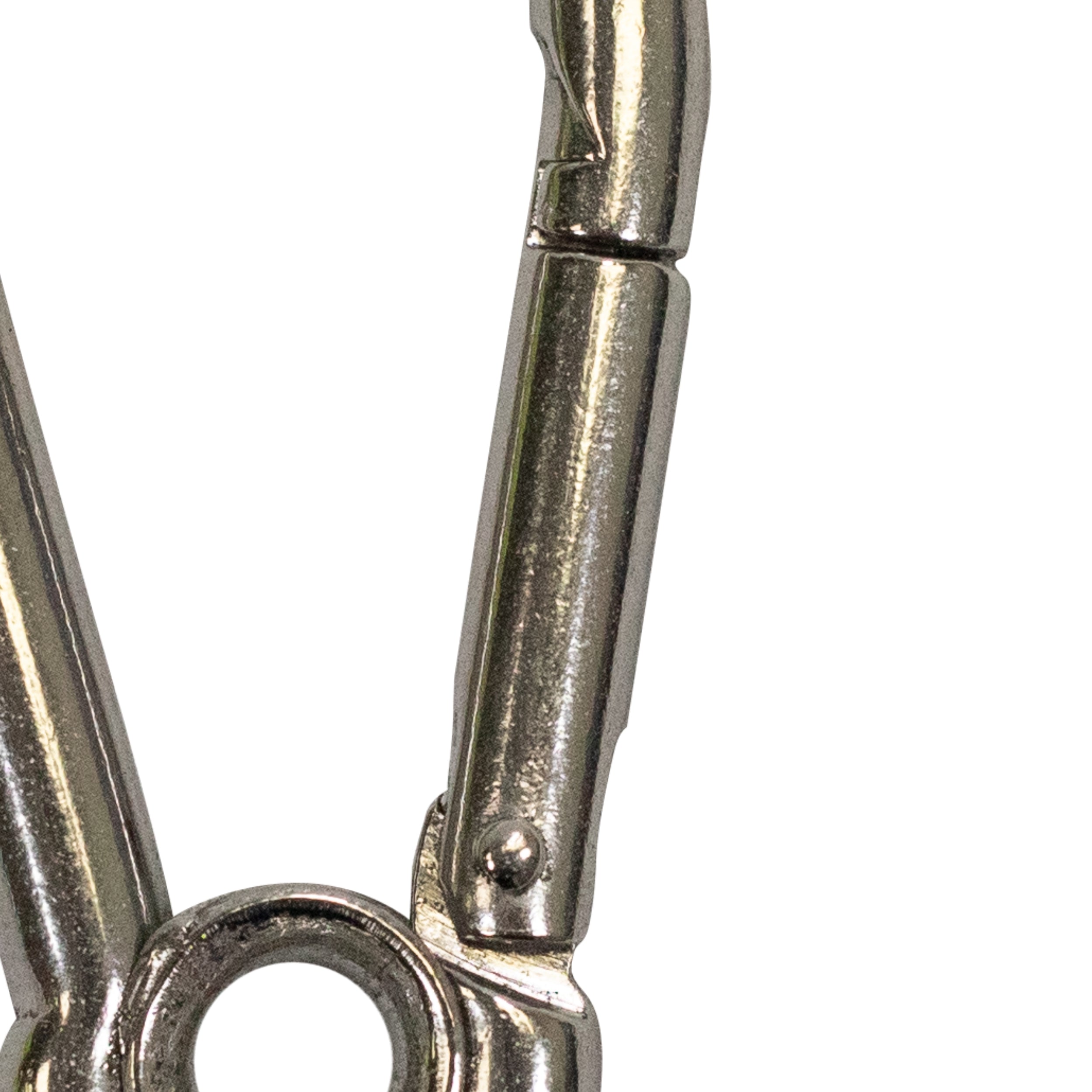Boat Marine Clip Stainless Steel Safety Spring Hook Carabiner With Rope Holder