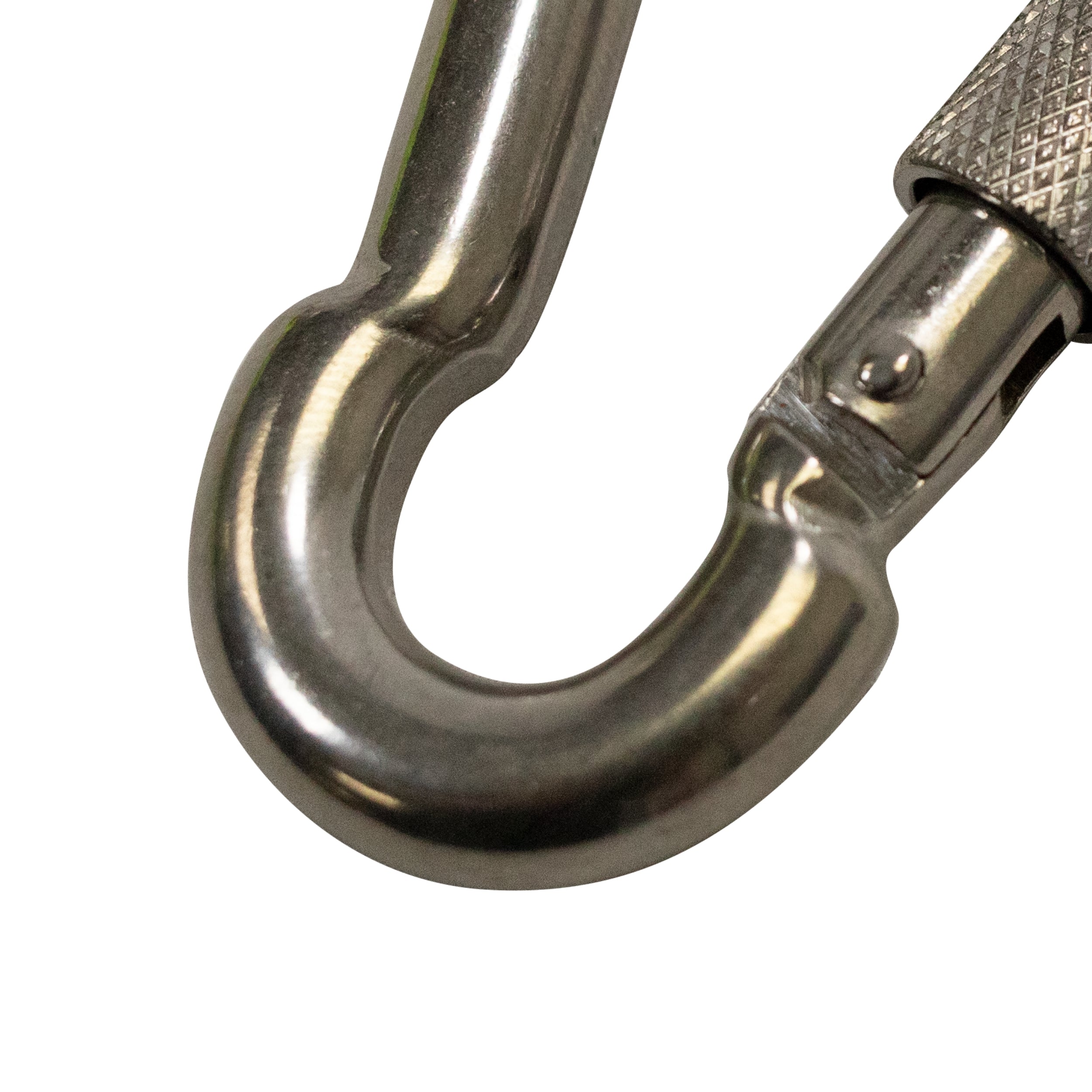 Boat Marine Clip 9cm Stainless Steel Snap Hook Carabiner W/ Screw 10mm Opening