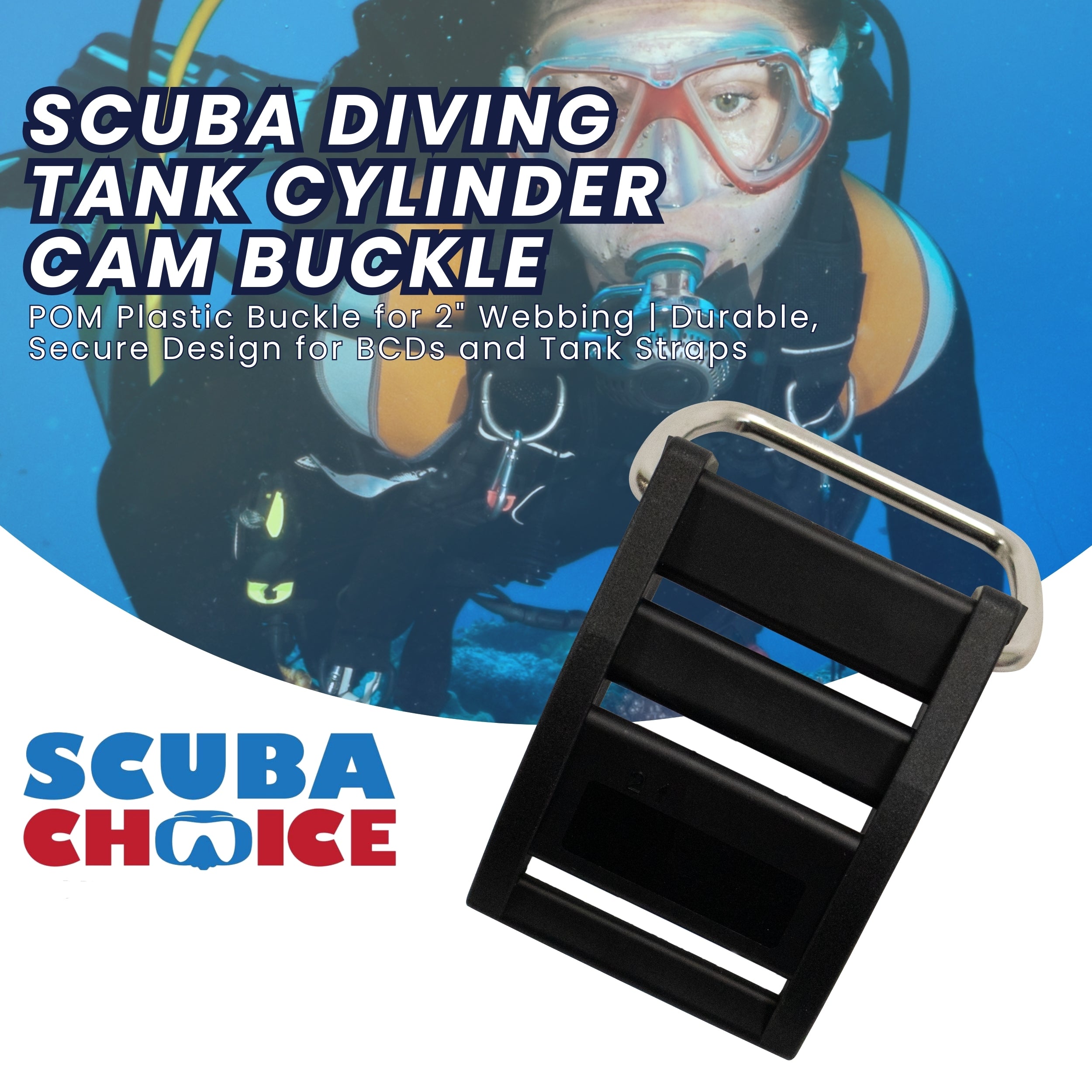 Scuba Diving Tank Cylinder Cam Buckle