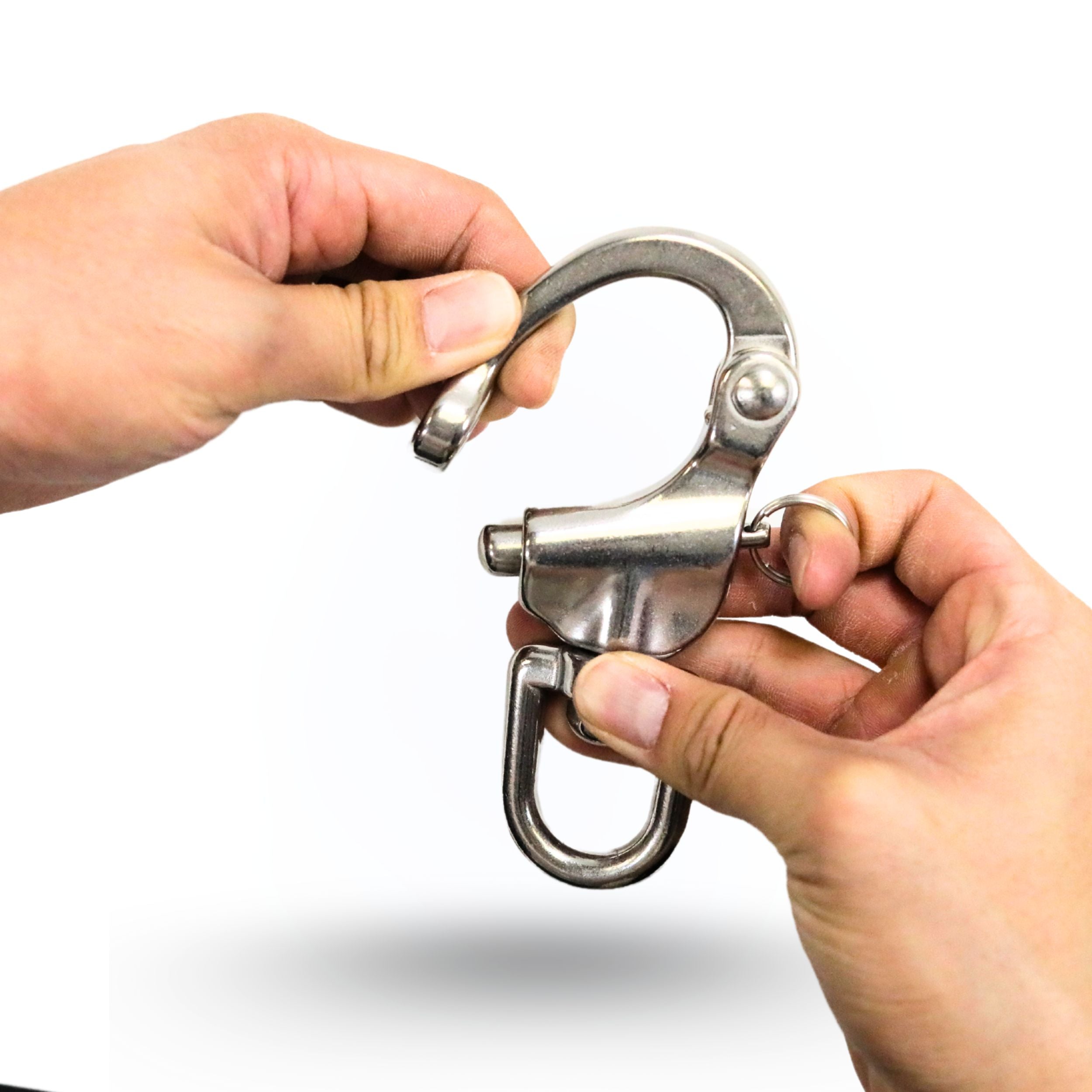 Scuba Choice Marine Grade Stainless Steel Jaw Swivel Snap Shackle w/Pin