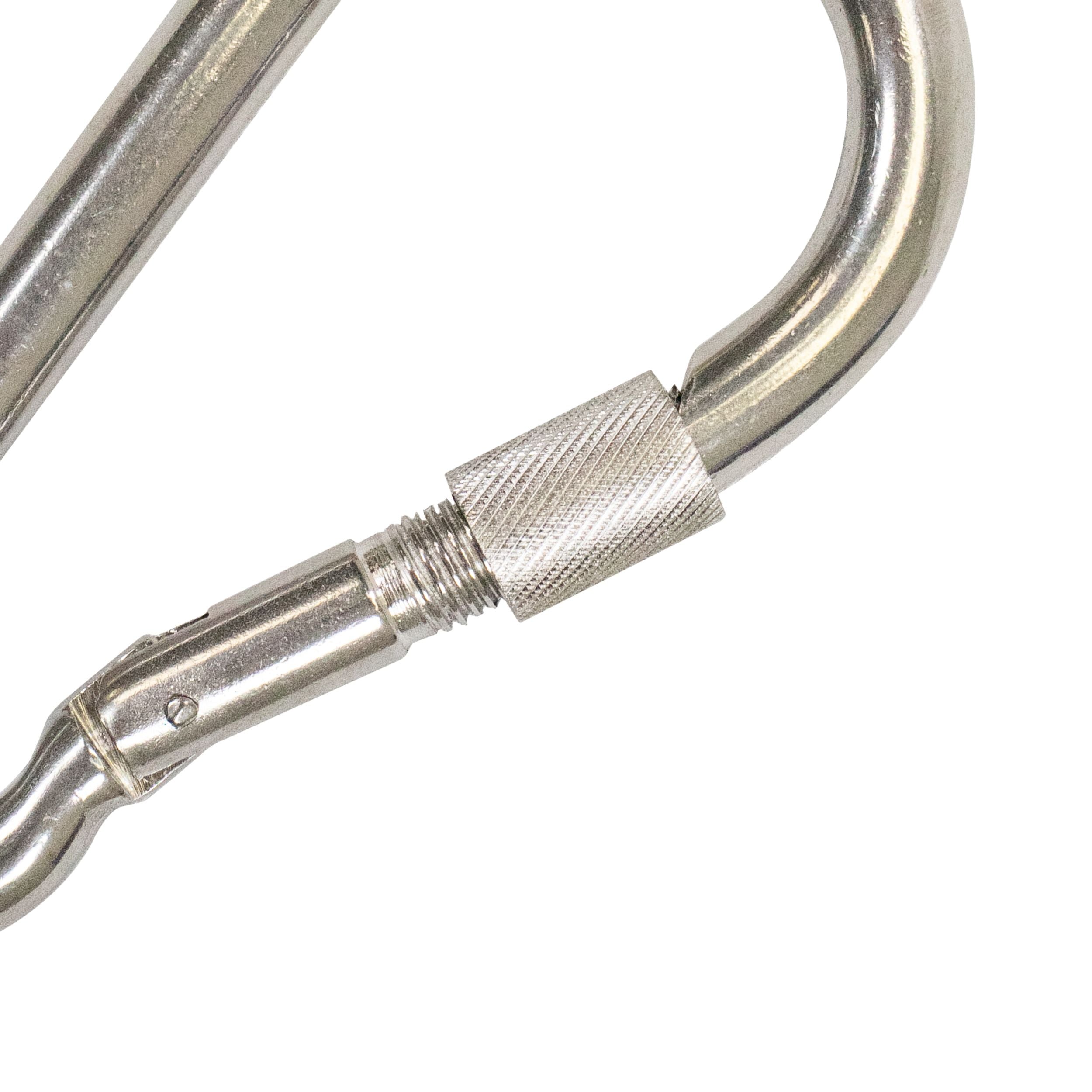 Scuba Choice Boat Marine Clip 14cm SS Snap Hook Carabiner W/ Screw 19mm Opening