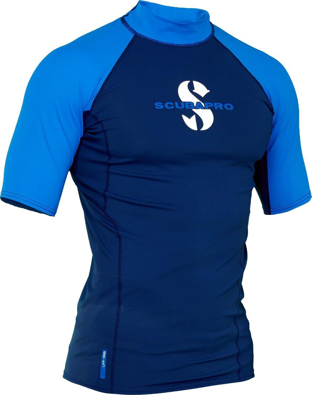 Scubapro Aegean T-Flex Mens, Short Sleeve (UPF80)- Blue - Scuba Choice