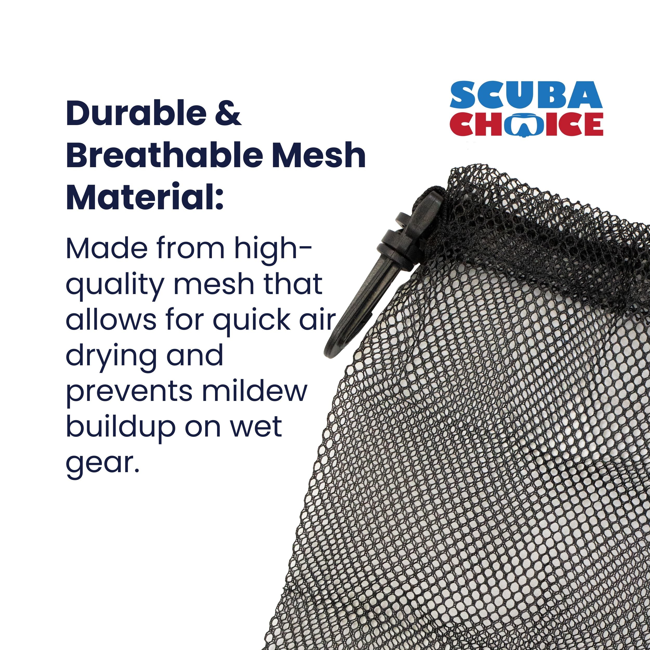 Scuba Choice Mask/ Surface Marker/ Multi Purposes Storage Mesh Bag
