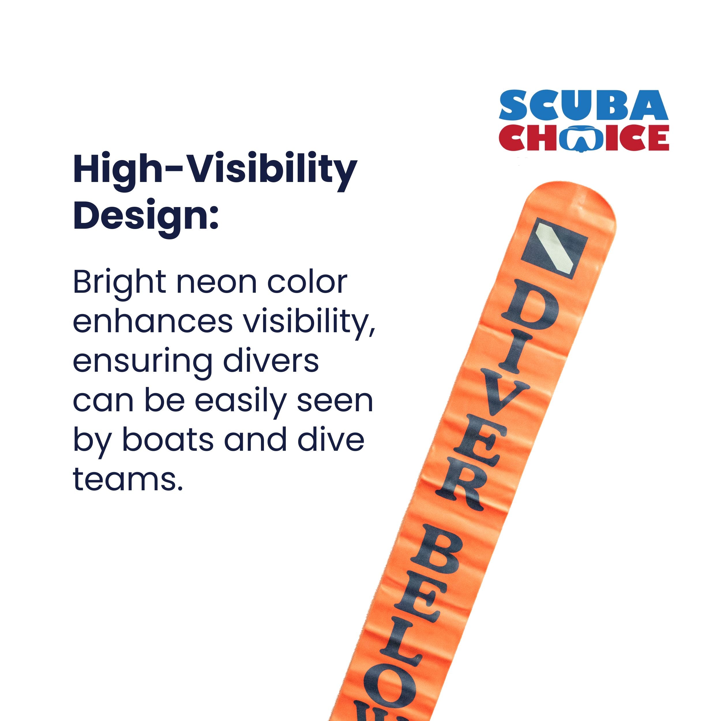 Scuba Diving 4ft Surface Marker Signal Tube with Pouch, Whistle & 36' String
