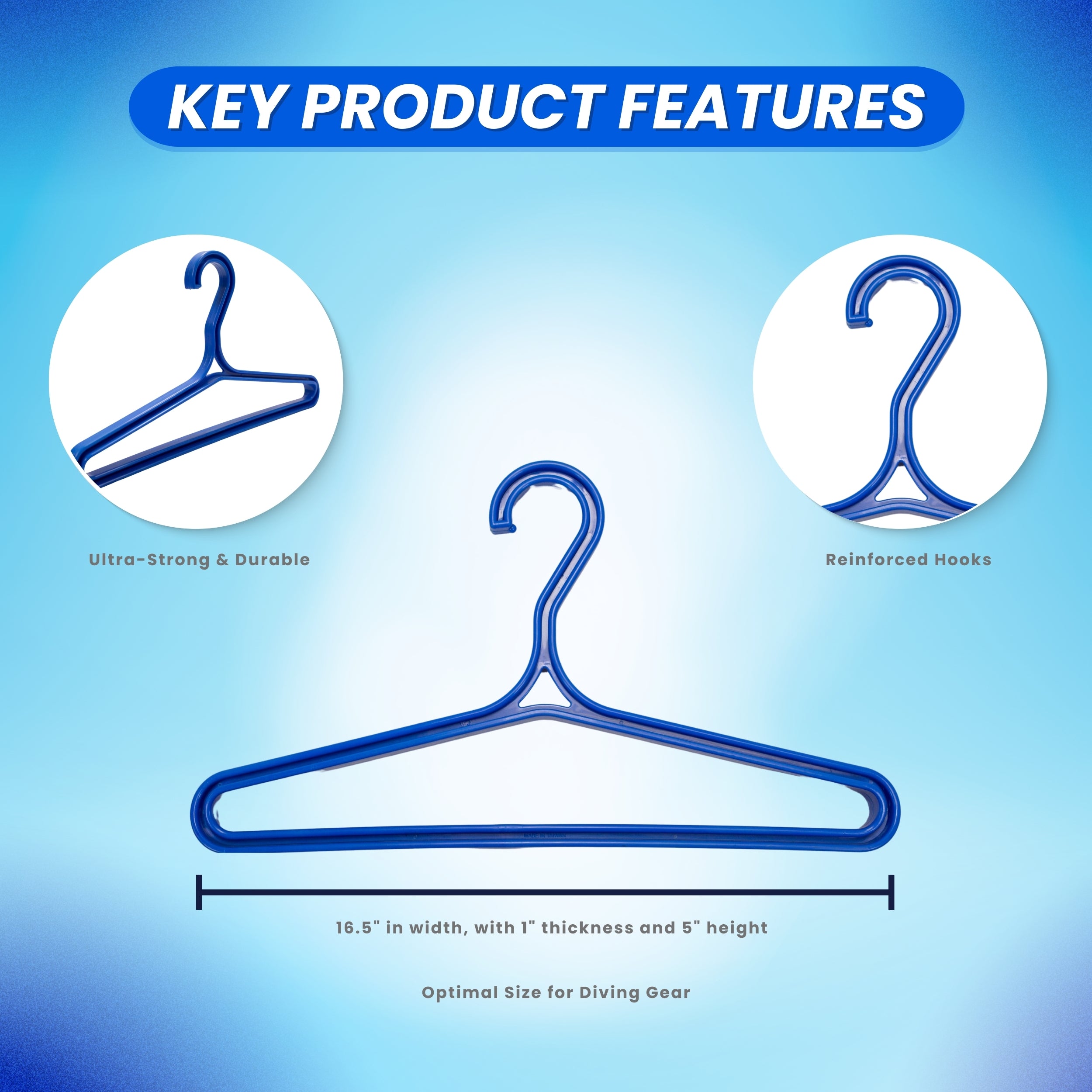 Scuba Choice Diving Heavy Duty BCD Wetsuit Drysuit Hanger