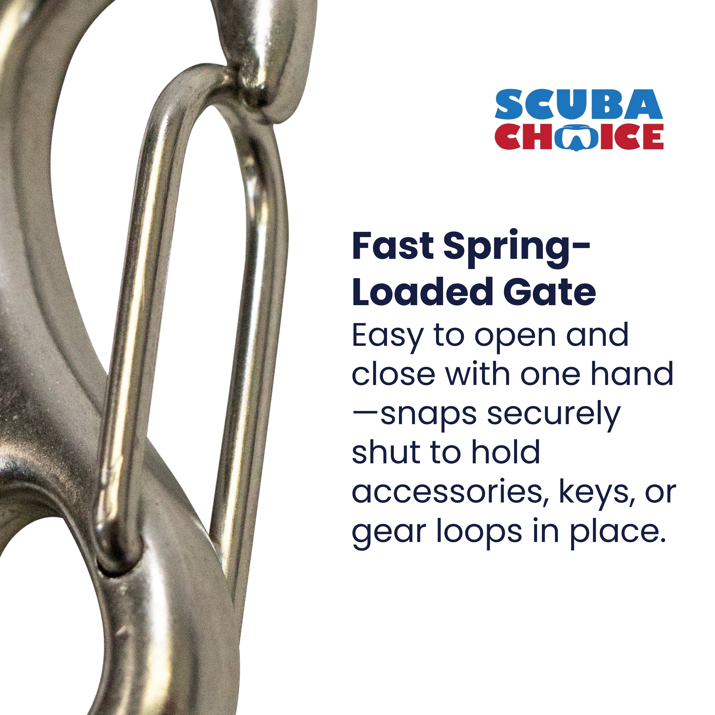 Stainless Steel Clasp Small Bean Style Fast Spring Hook Snap, 2-5/8" x 1-1/4"