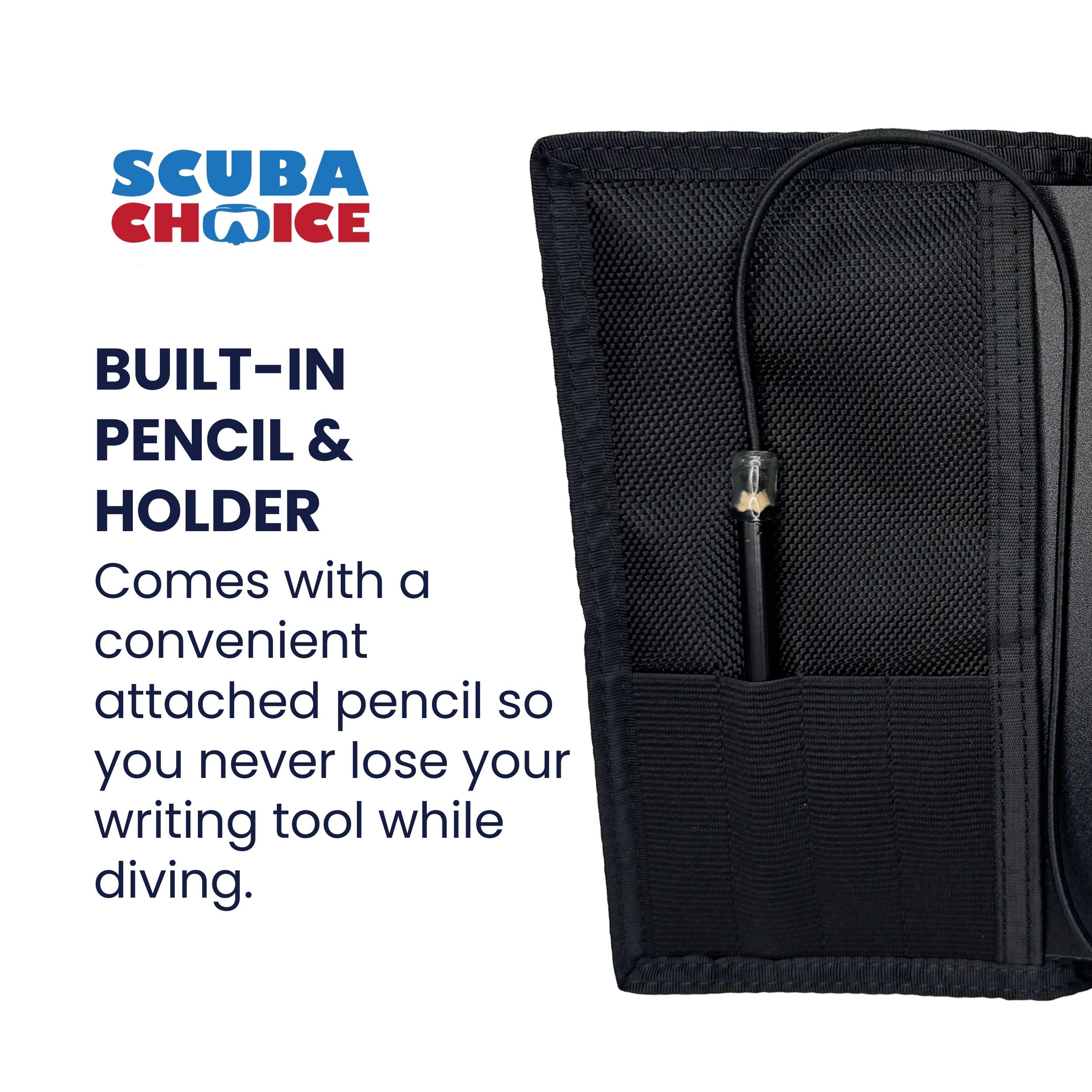 Scuba Dive Deluxe Underwater Notebook Wallet Waterproof Paper w/ Pencil