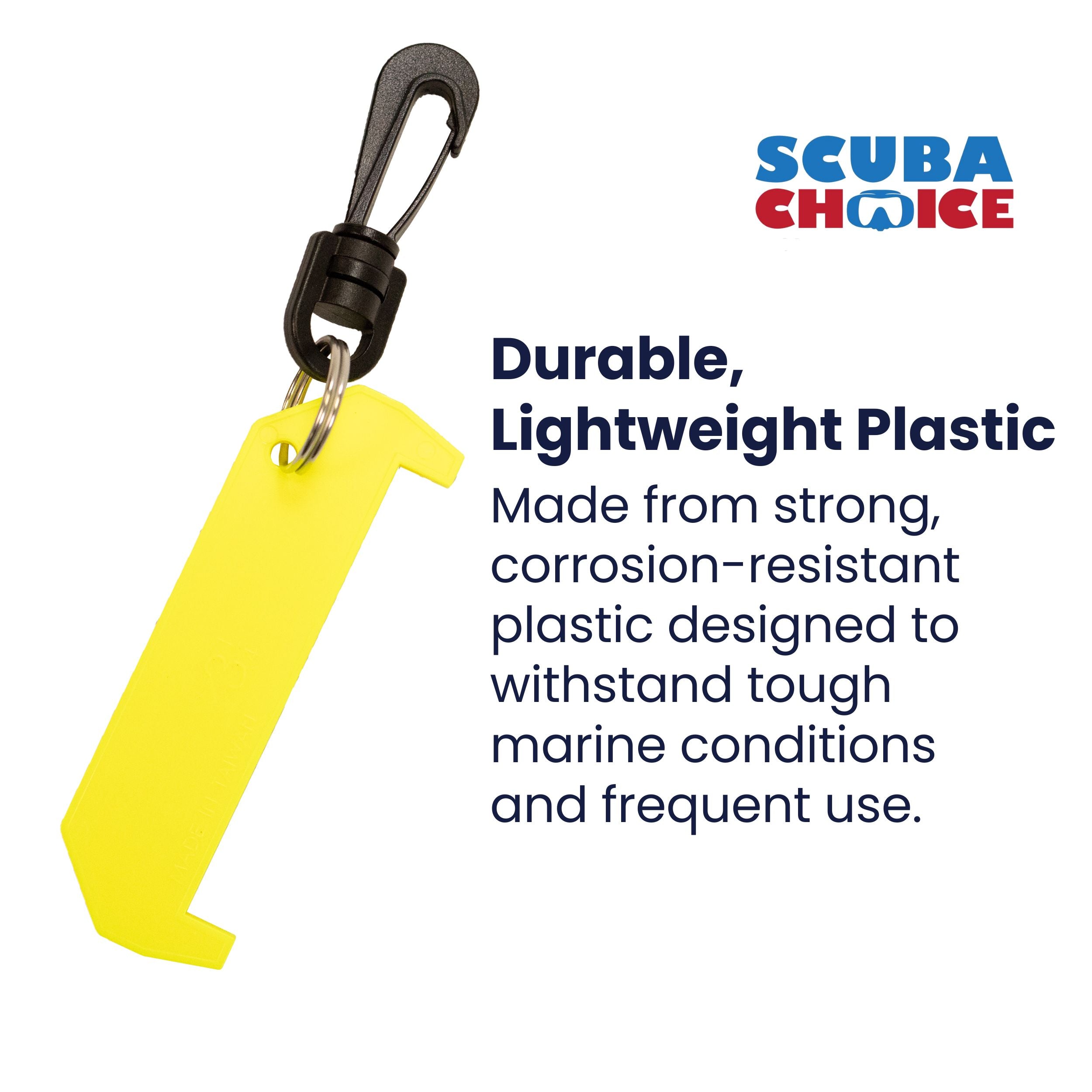 Scuba Choice 3.25" Plastic Lobster Gauge w/ Clip
