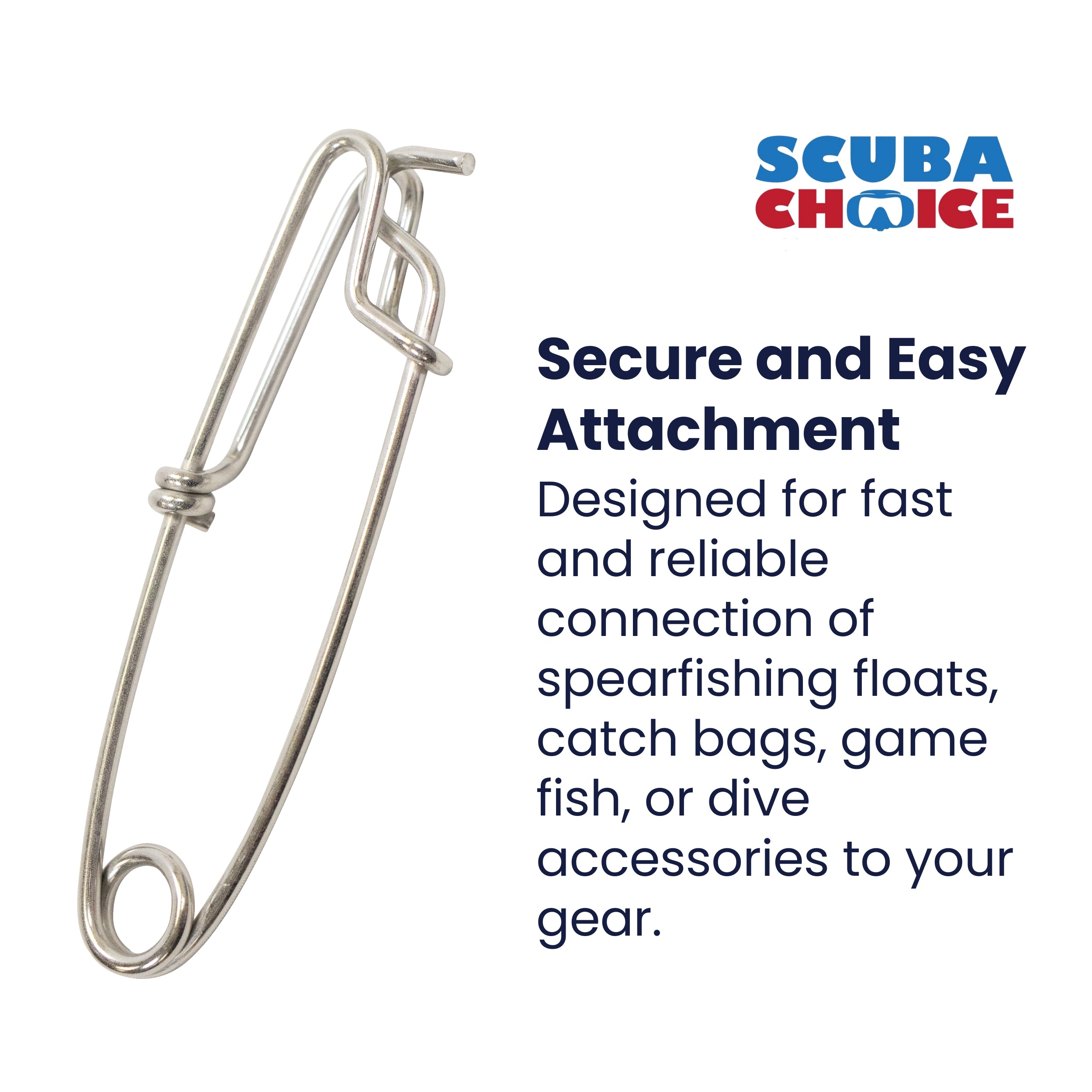Scuba Diving Spearfishing Stainless Steel Shark Clip