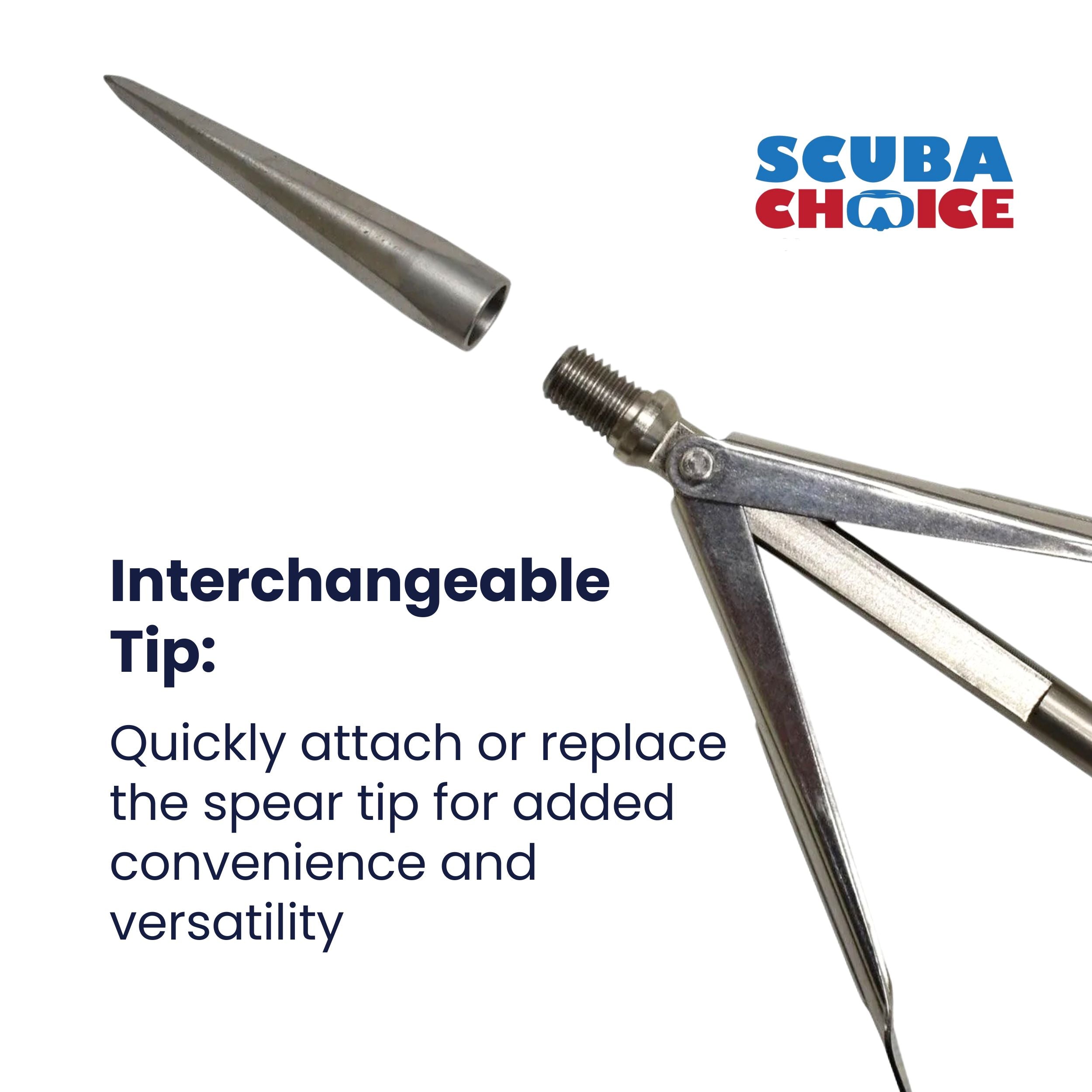 Palantic Spearfishing Tricuspid Interchangable Speartip 6mm