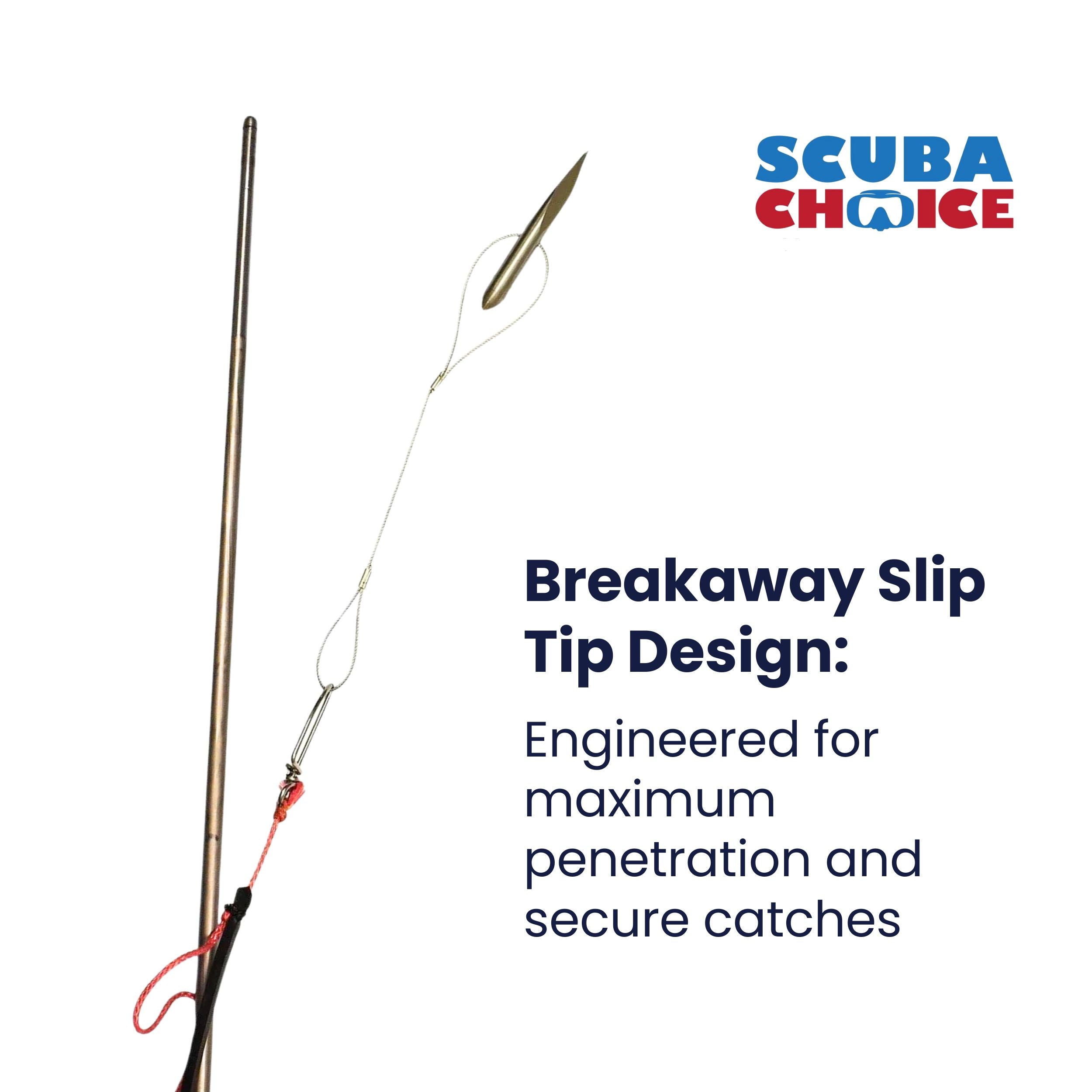Palantic Spearfishing Break-Away w/ Tri-Cut Slip Tip (6mm Thread)