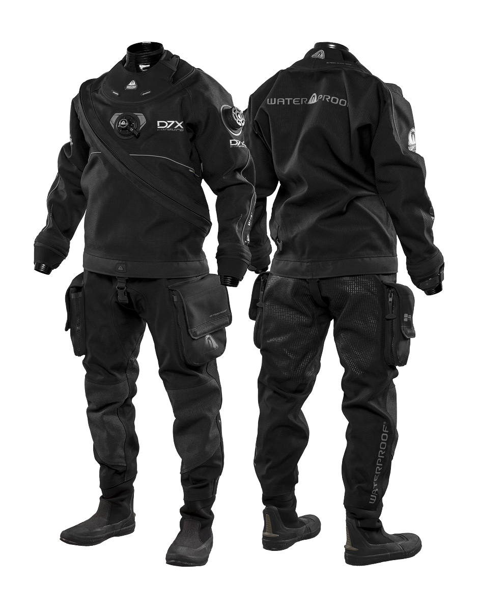 Waterproof D9X Breathable Ultra-Light Drysuit Men, S