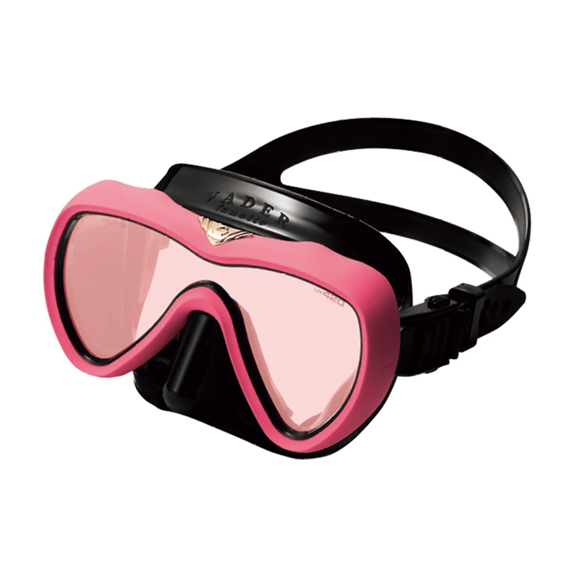 Gull Vader Fanette Black Silicone w/ Kobai Pink Frame - Scuba Choice