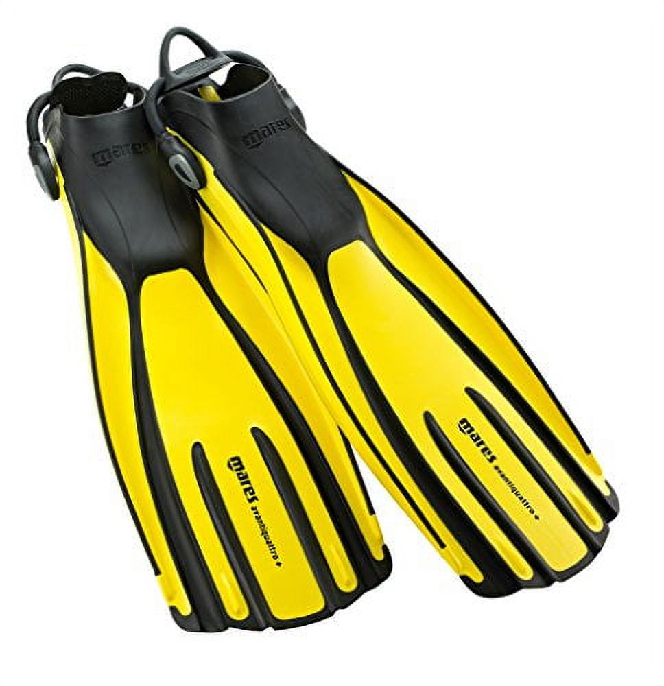 Mares Avanti Quattro-Plus Open Heel Fins, Royal Yellow