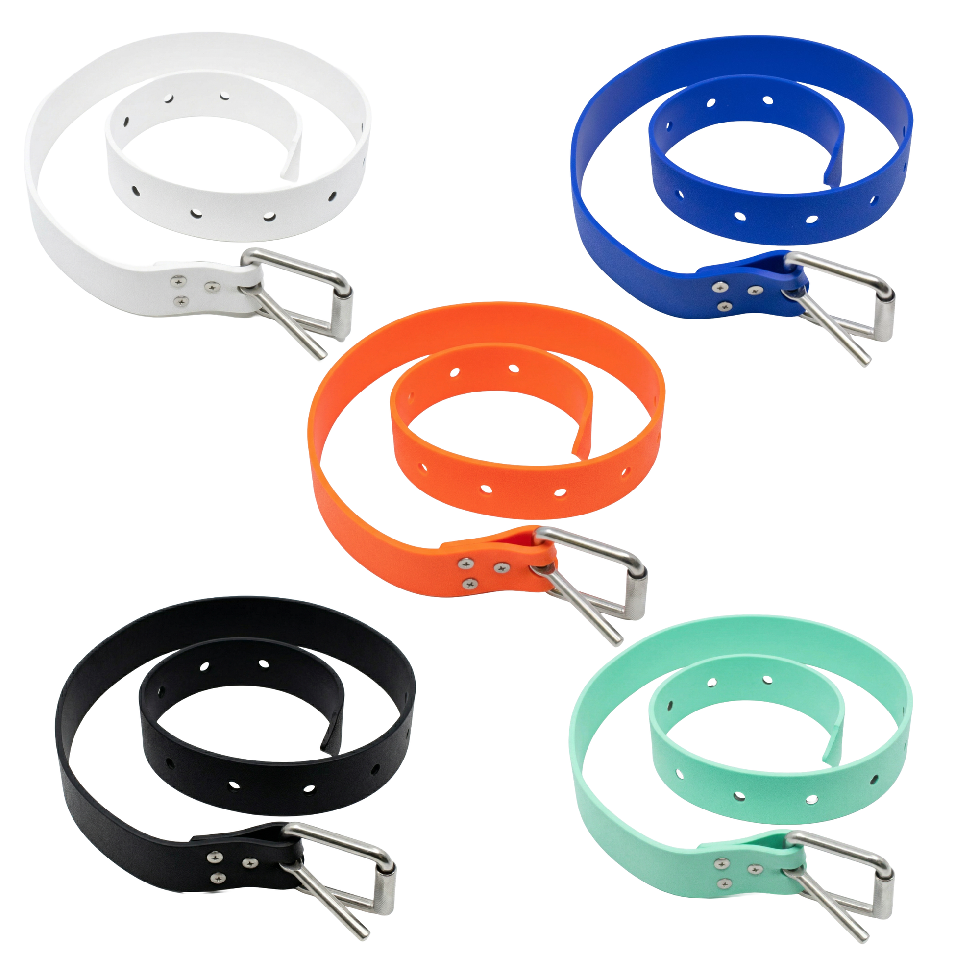 Palantic Silicone Weight Belt - 1.3m (51") for Freediving and Spearfishing