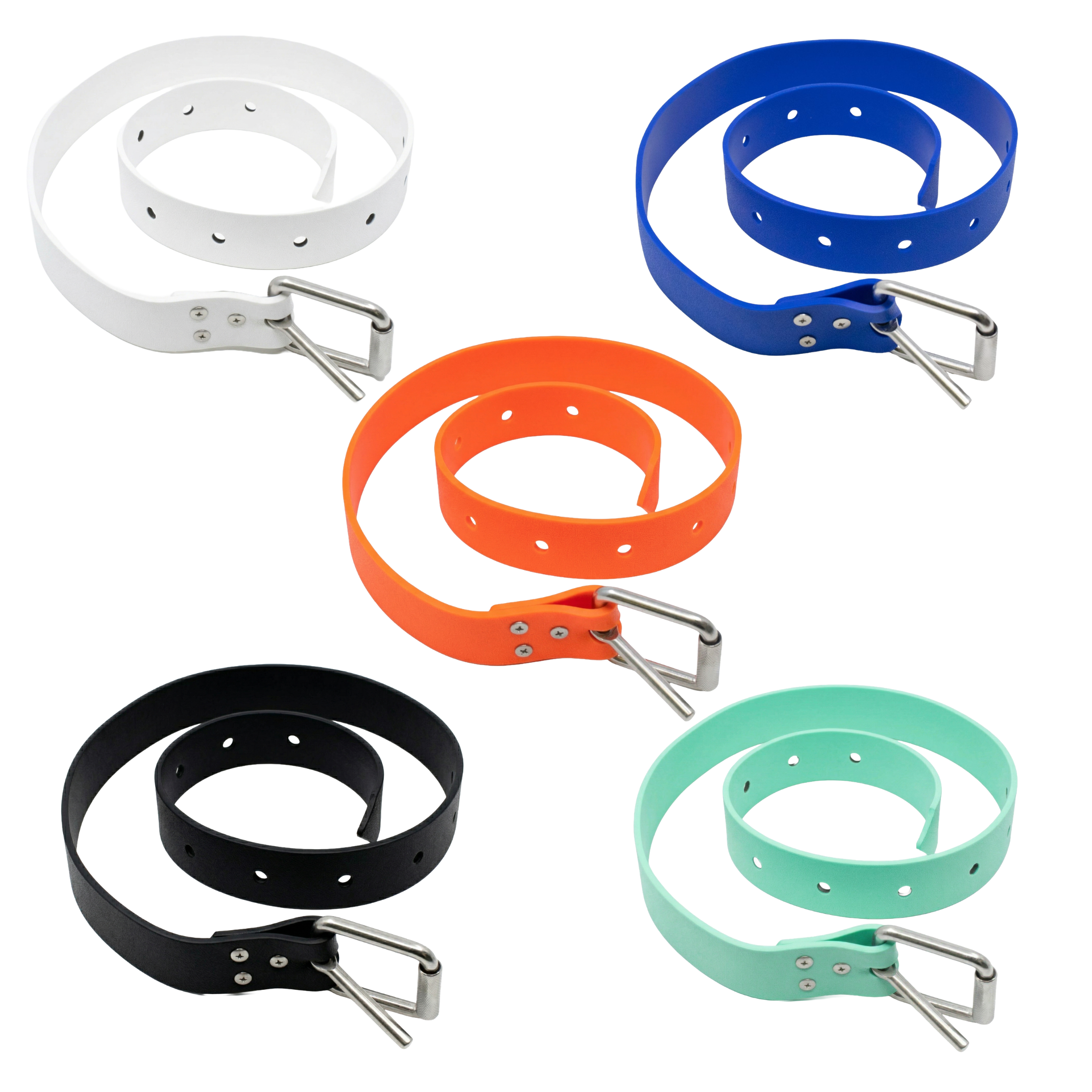 Palantic Silicone Weight Belt - 1.3m (51") for Freediving and Spearfishing