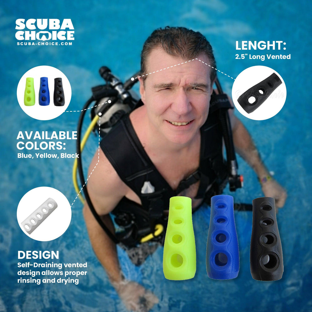 Scuba Diving 2.5" Long Vented Regulator Hose Protector - Scuba Choice