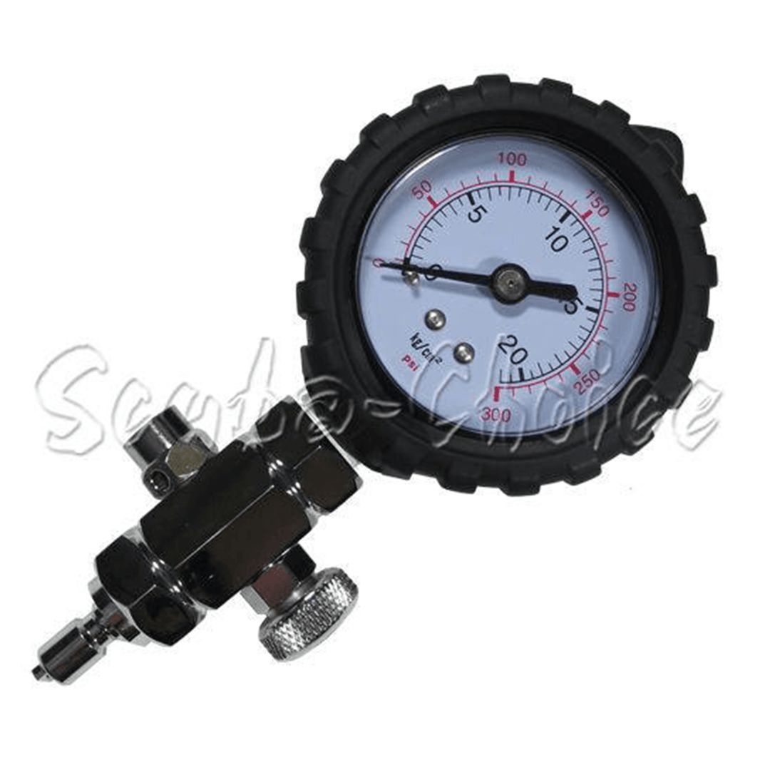 Scuba Choice 2" PSI Intermediate Pressure Gauge Checker and Release Valve - Scuba Choice