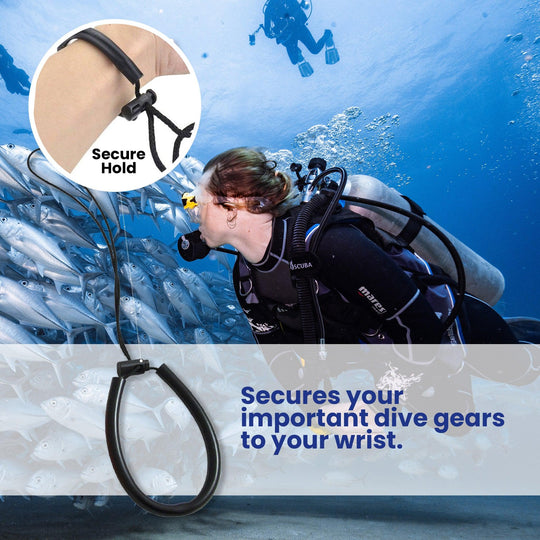 Scuba Diving Adjustable Wrist Lanyard - Scuba Choice