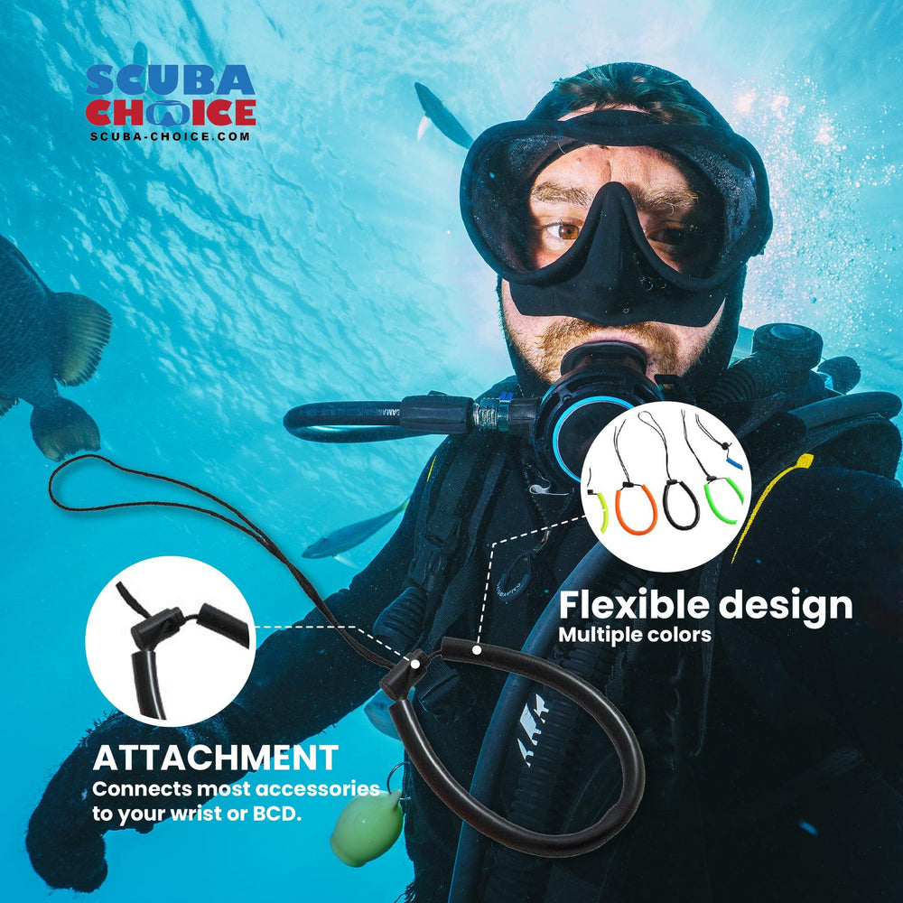 Scuba Diving Adjustable Wrist Lanyard - Scuba Choice