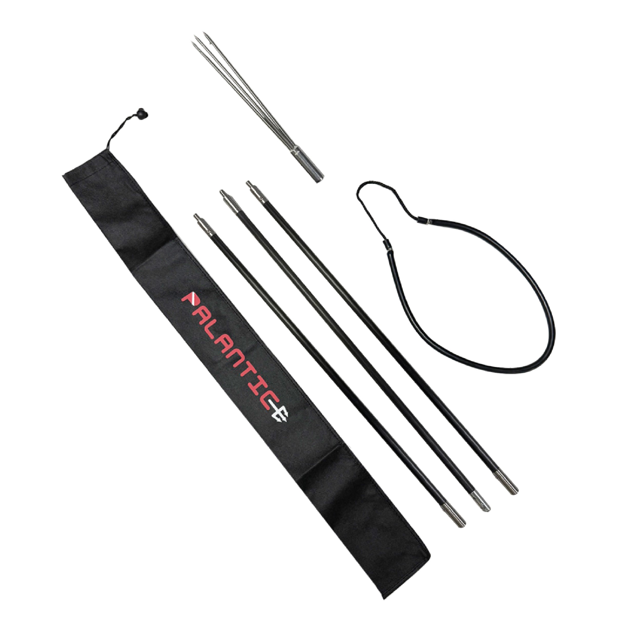 CARBON FIBER 7' Travel Spearfishing 3-Piece Pole Spear 3 Prong Paralyzer Tip