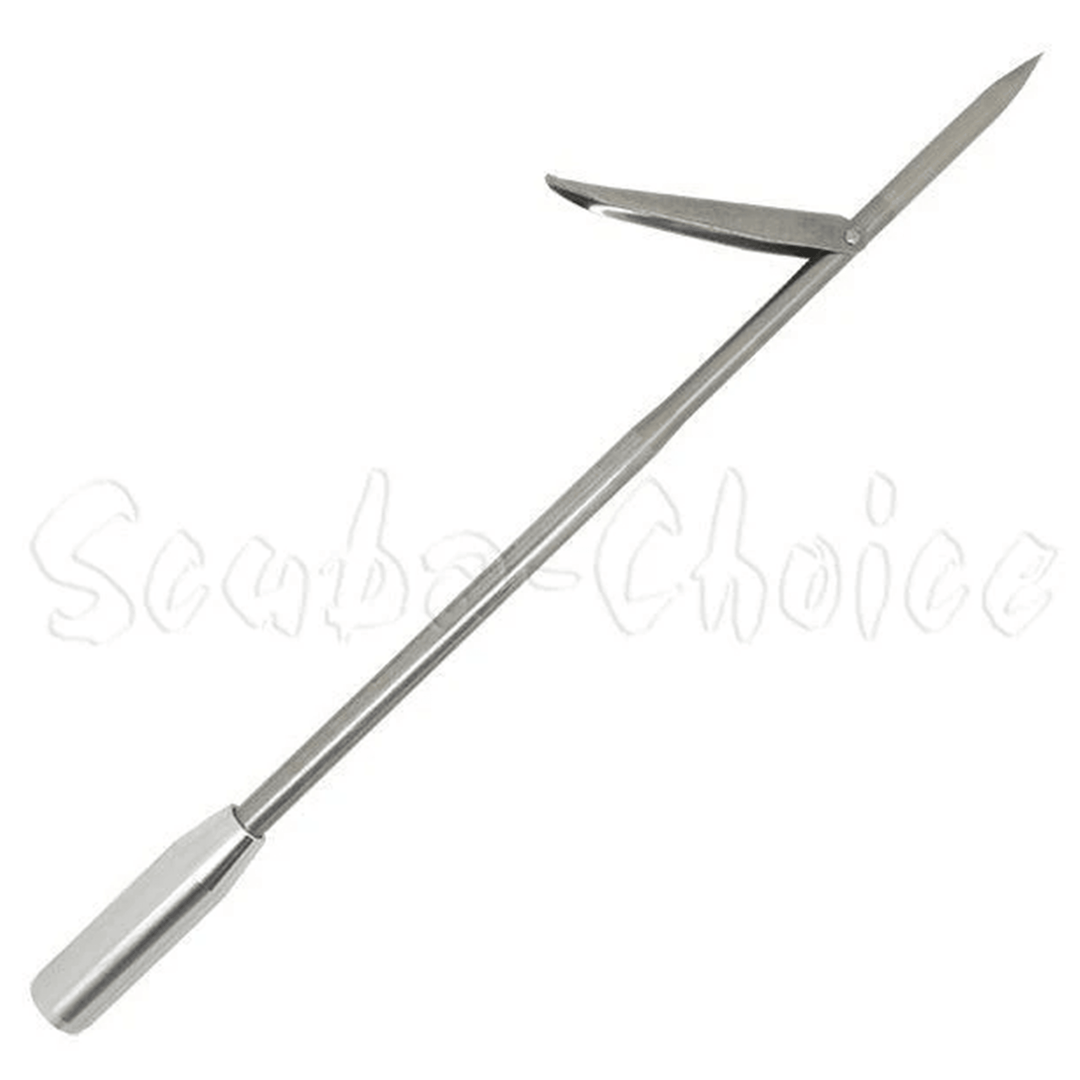 Spearfishing 12" Stainless Steel Pole Spear Tip Single Barb Head - Scuba Choice