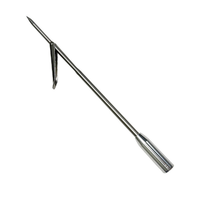 Spearfishing 12" Stainless Steel Pole Spear Tip Single Barb Head