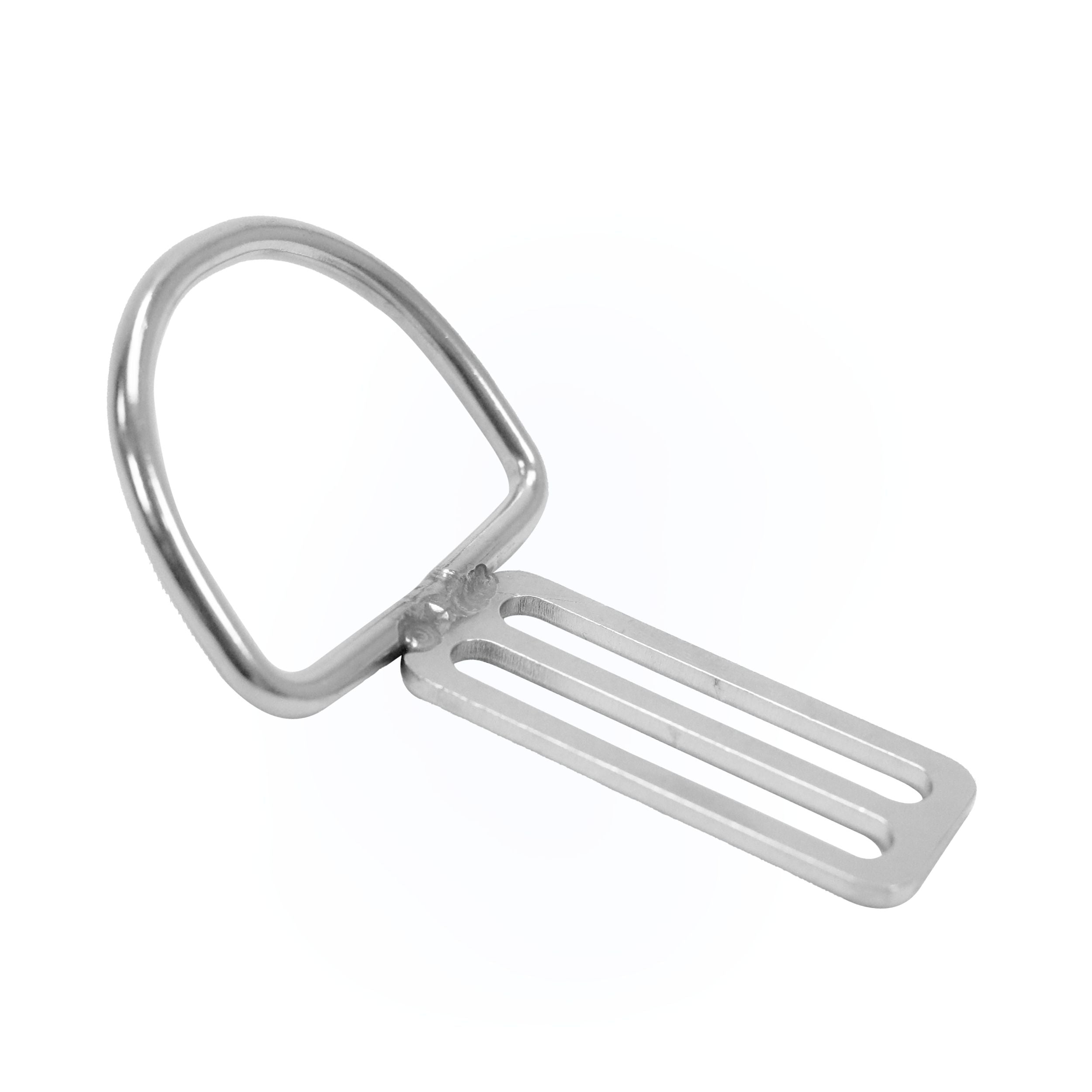 Scuba Choice SS316 Heavy Duty D Ring Welded w/ Triglides Slider, 45 degree