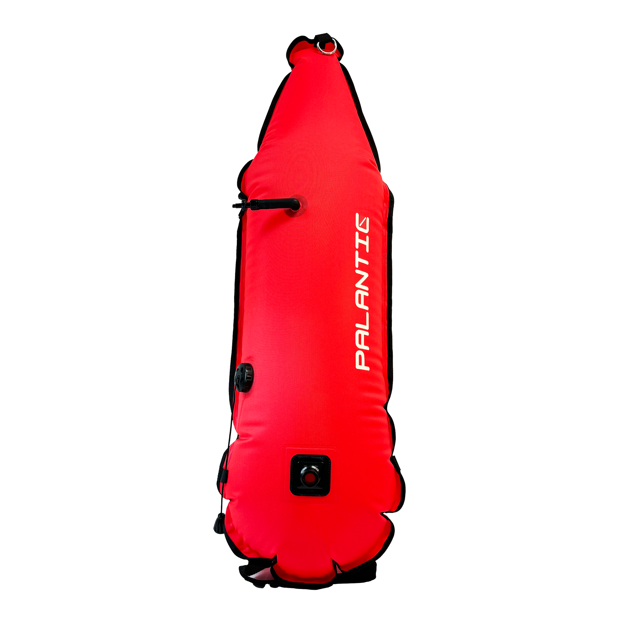 Palantic Spearfishing 420D Nylon Torpedo Buoy Float w/ Oral Inflator & Dive Flag