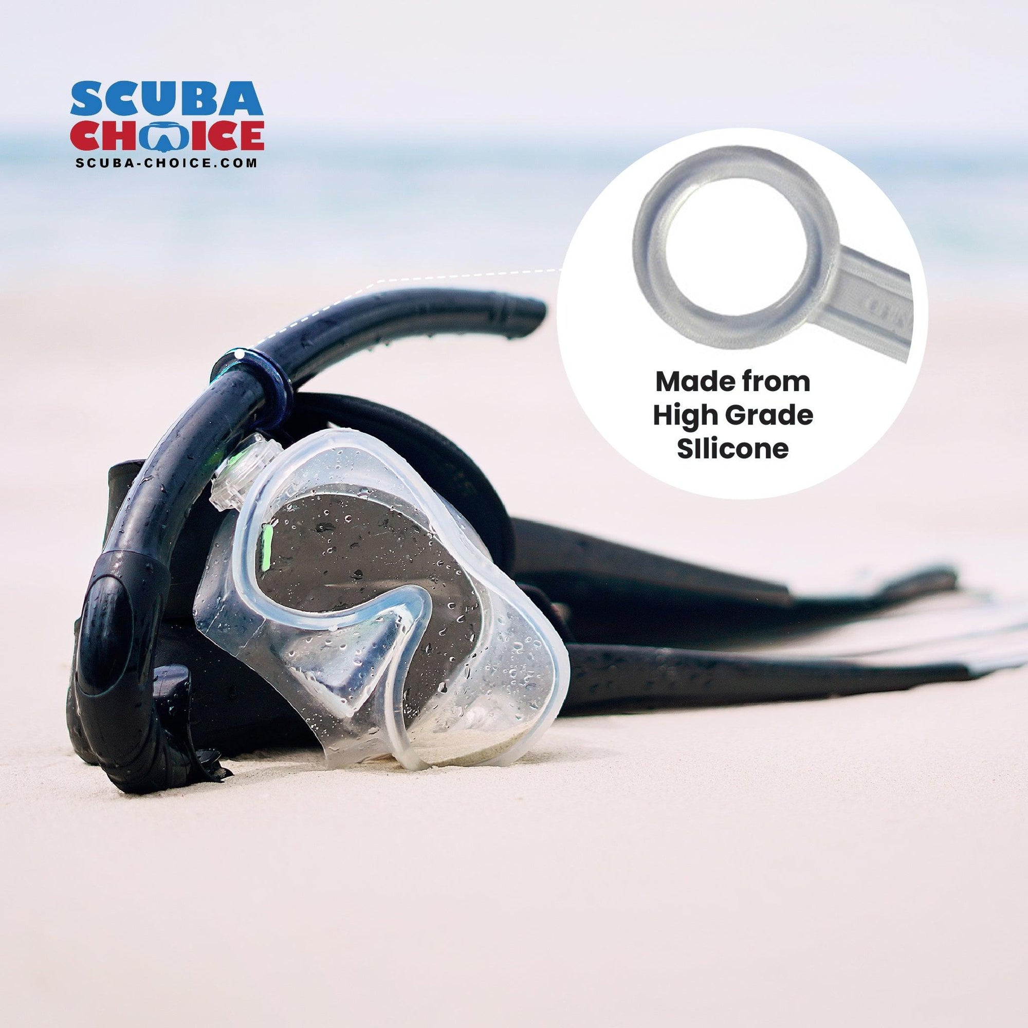 Scuba Choice Silicone Snorkel Keeper - Scuba Choice