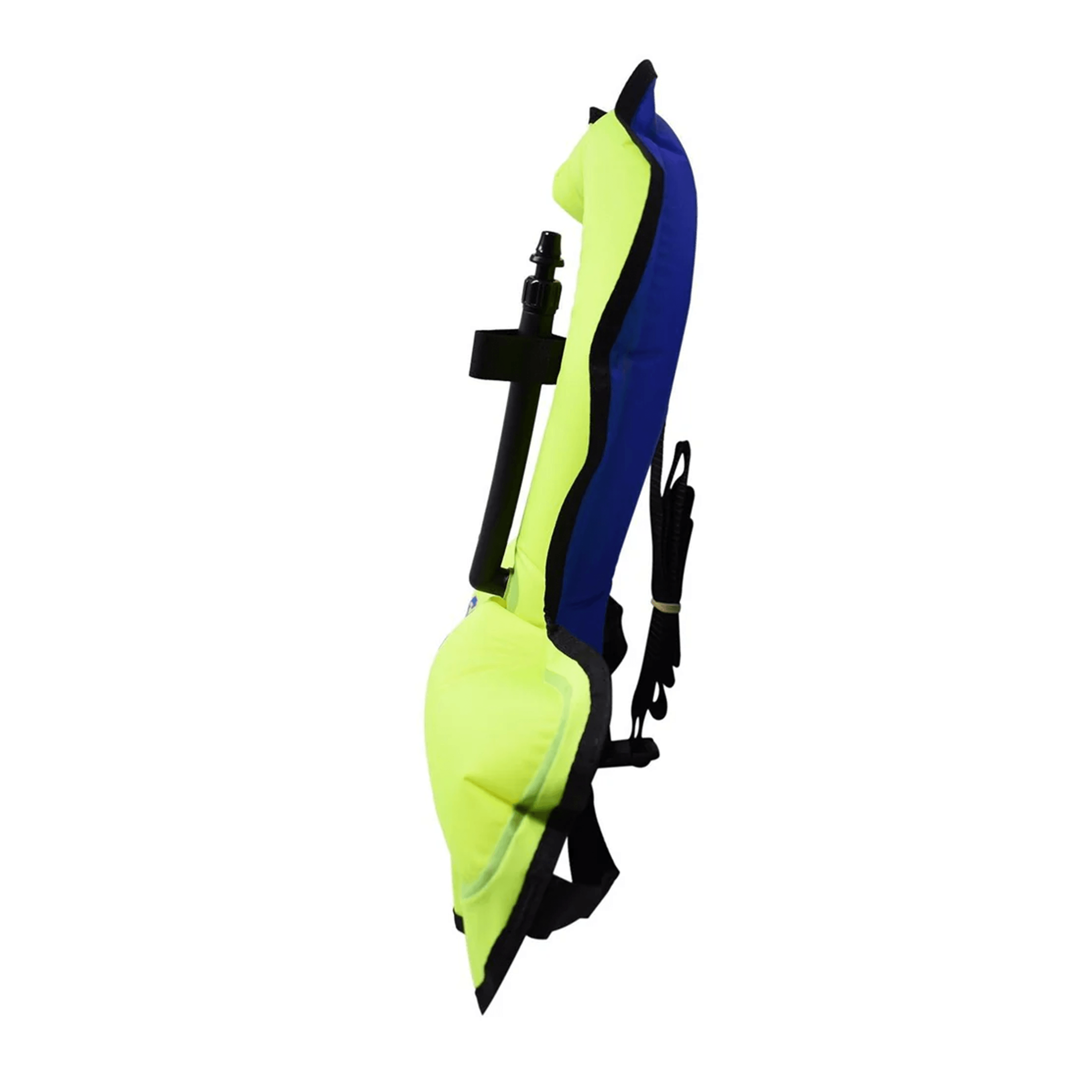 Scuba Choice Scuba Choice Youth Kids Snorkel Vest Neon Yellow/Blue with Name Box - Scuba Choice