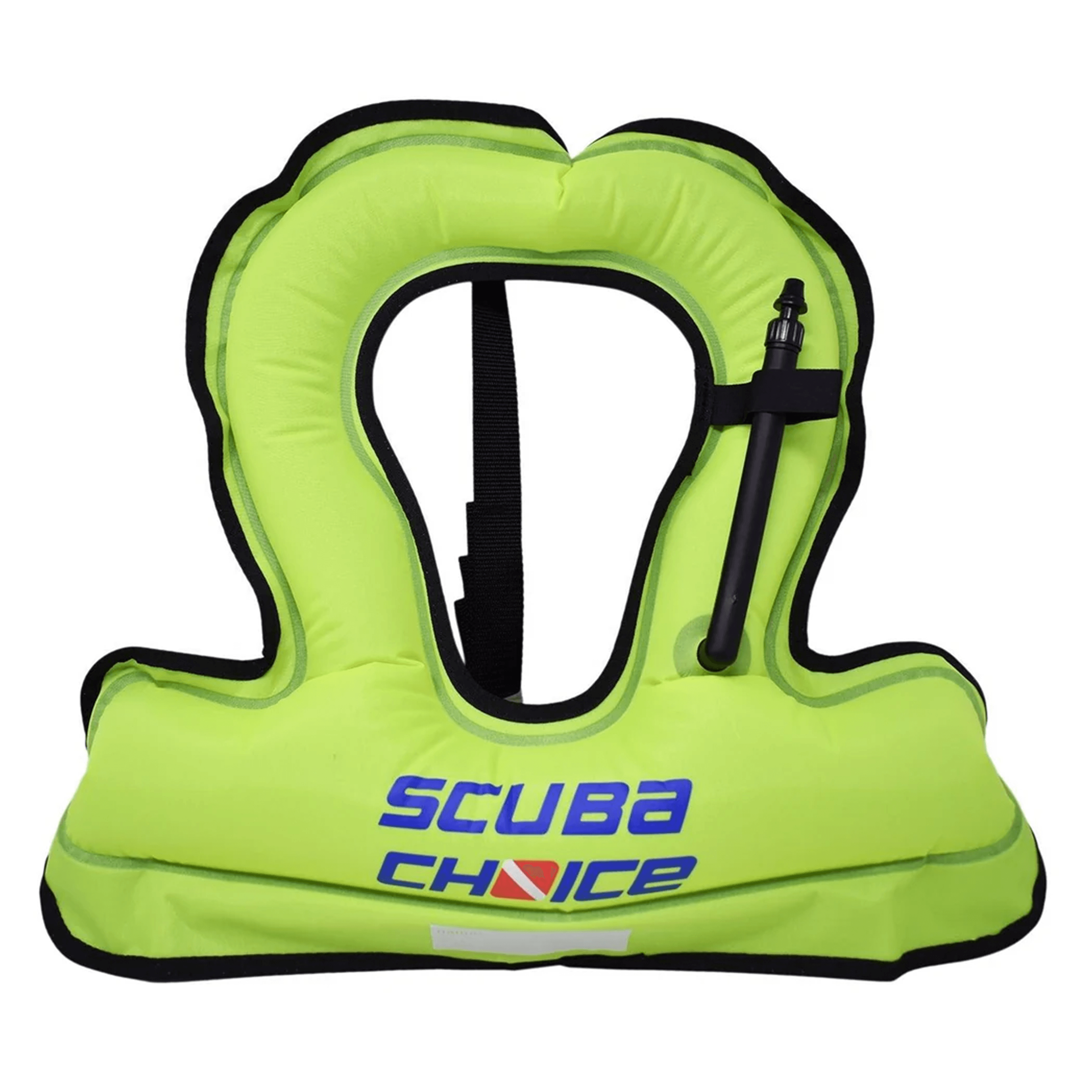 Scuba Choice Youth Kids Snorkel Vest Neon Yellow/Blue with Name Box - Scuba Choice