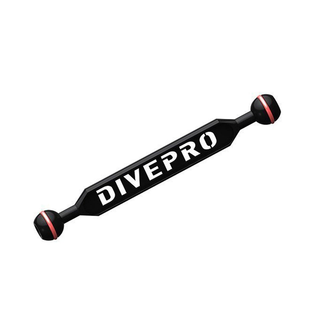 DIVEPRO Z12B 8" Double 1" Ball Arm for Underwater Lighting Systems - Scuba Choice