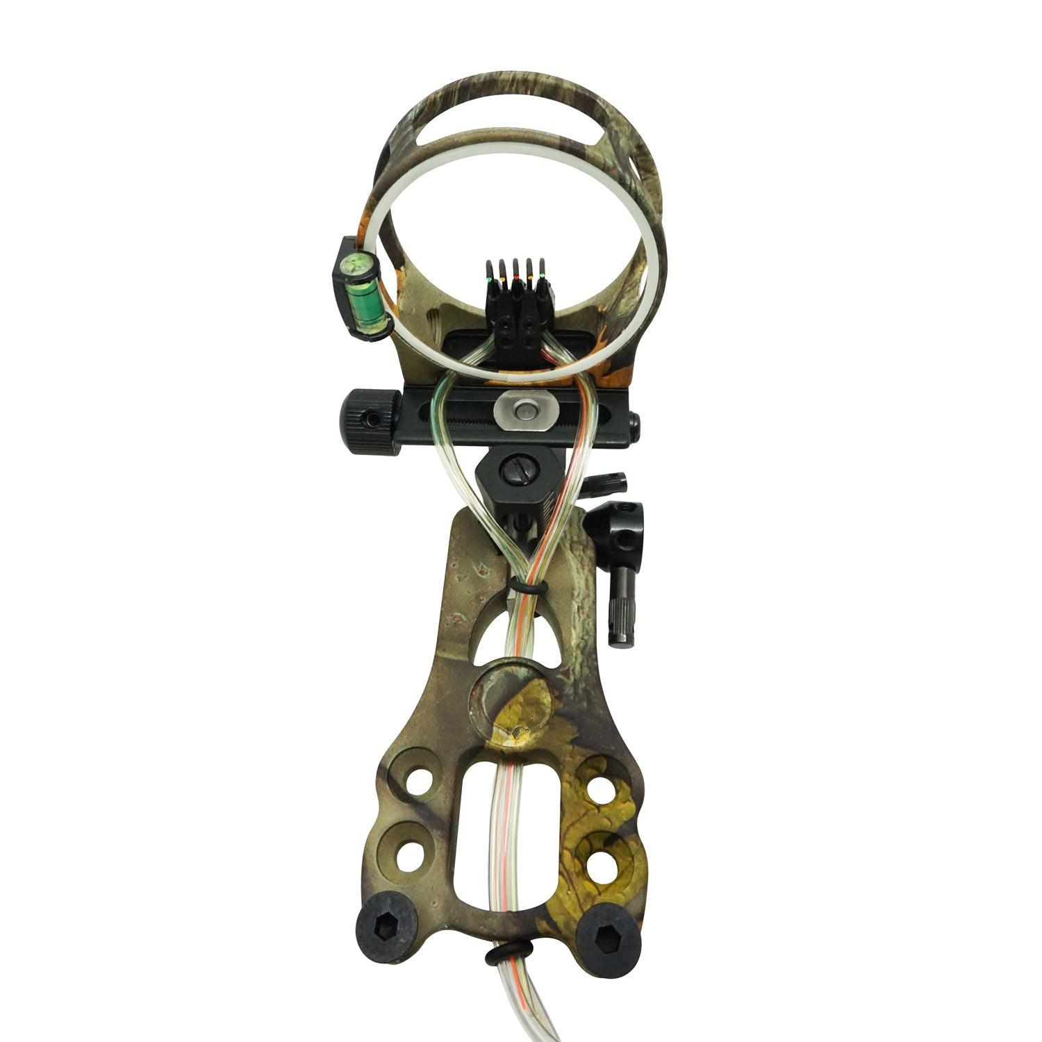 Safari Choice Archery 5-Pin Matt Anodize Bow Sight, Camouflage - Scuba Choice