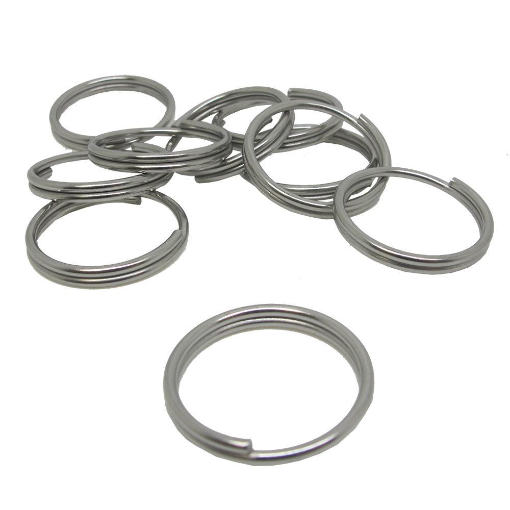 Scuba Diving 24mm Stainless Steel 1.6mm Split Ring for BCD attachment 10pc - Scuba Choice